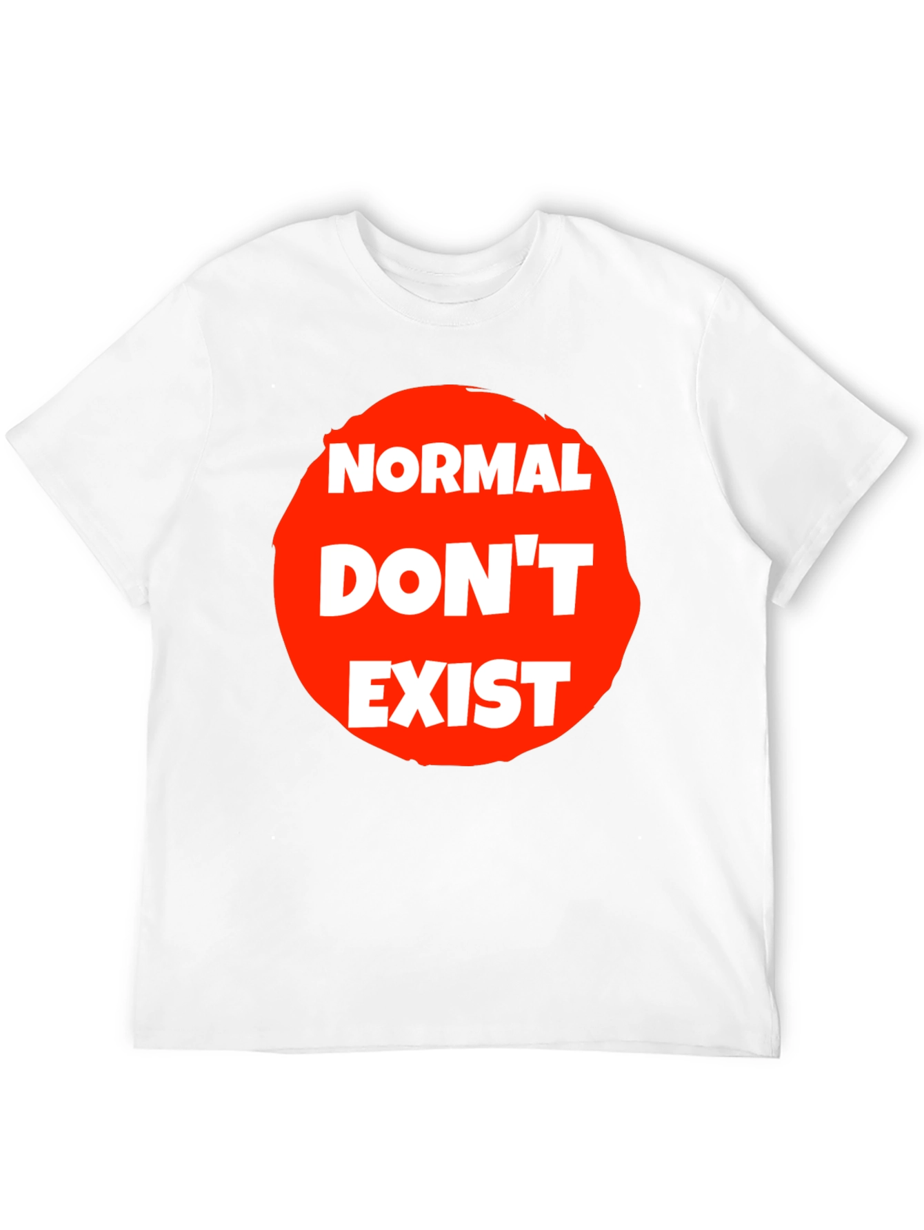 Black Normal Don't Exist Graphic Tee - Unisex view 12