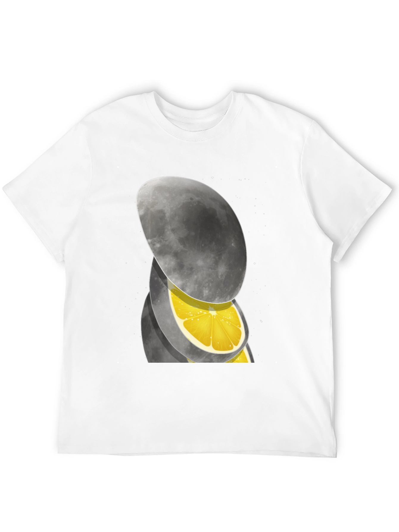 Black Moon Slice T-Shirt - Unique Graphic Tee view 12