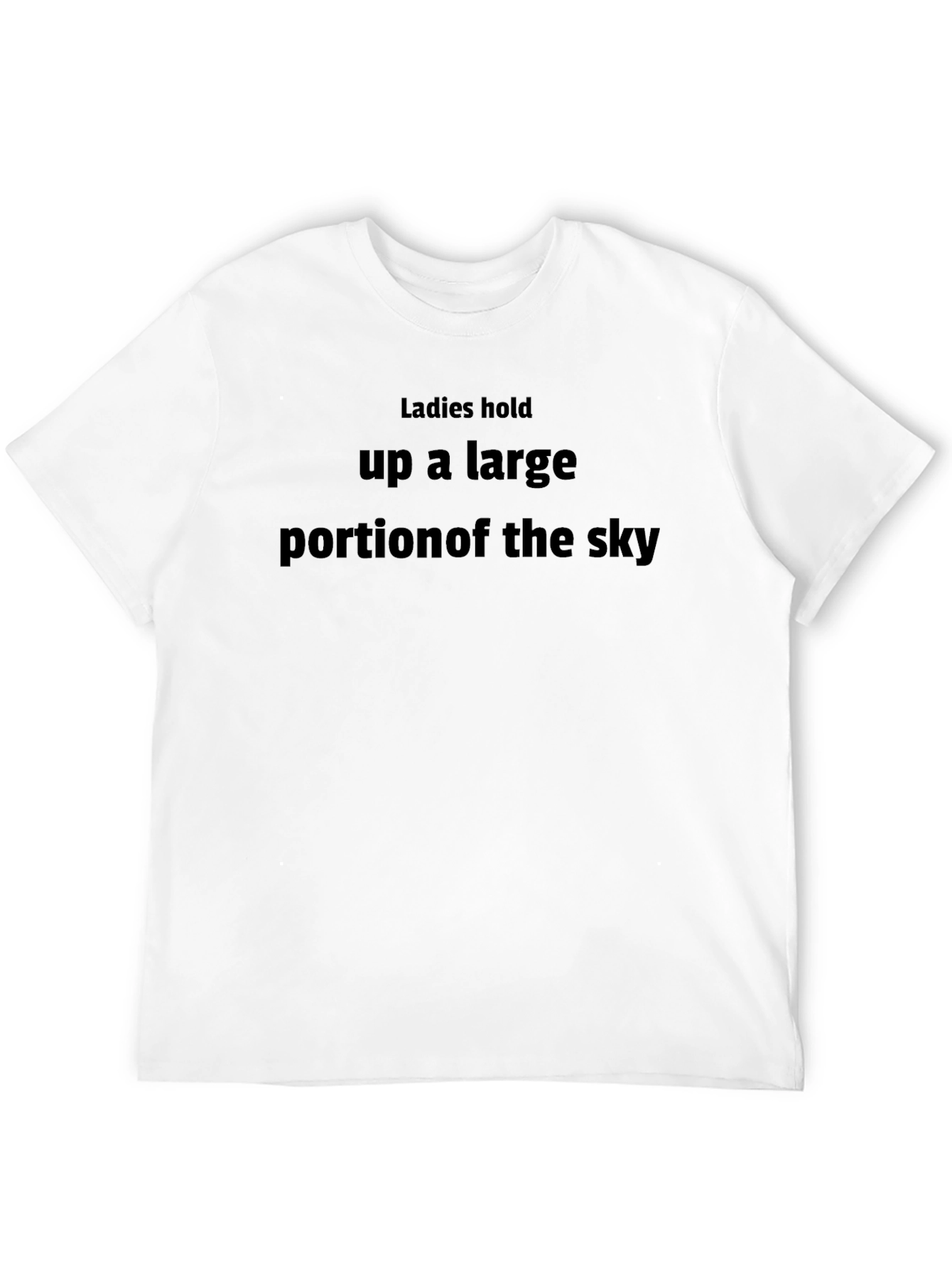 Black Ladies Hold Up The Sky Graphic T-Shirt view 12