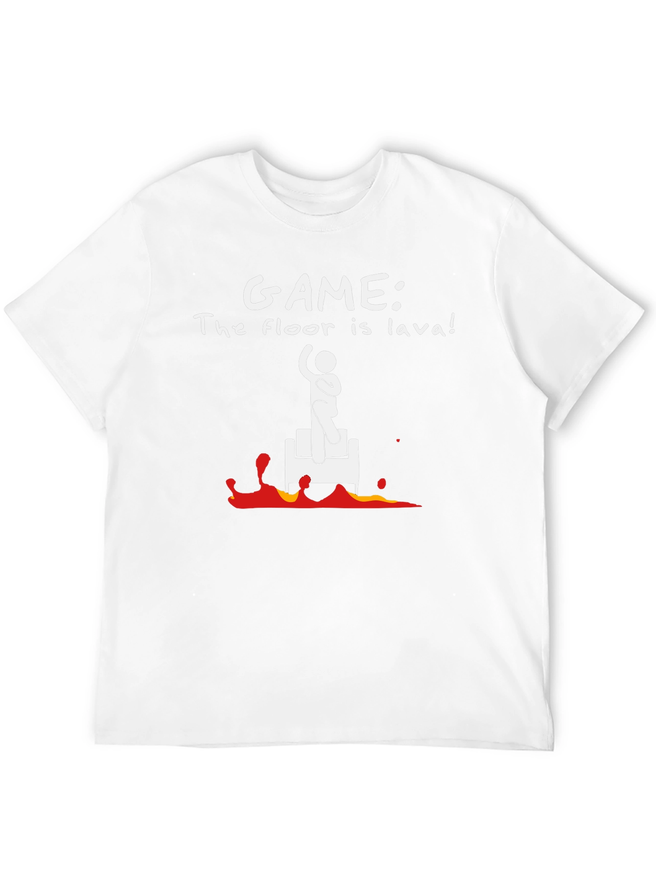 Black Game: The Floor is Lava T-Shirt view 12