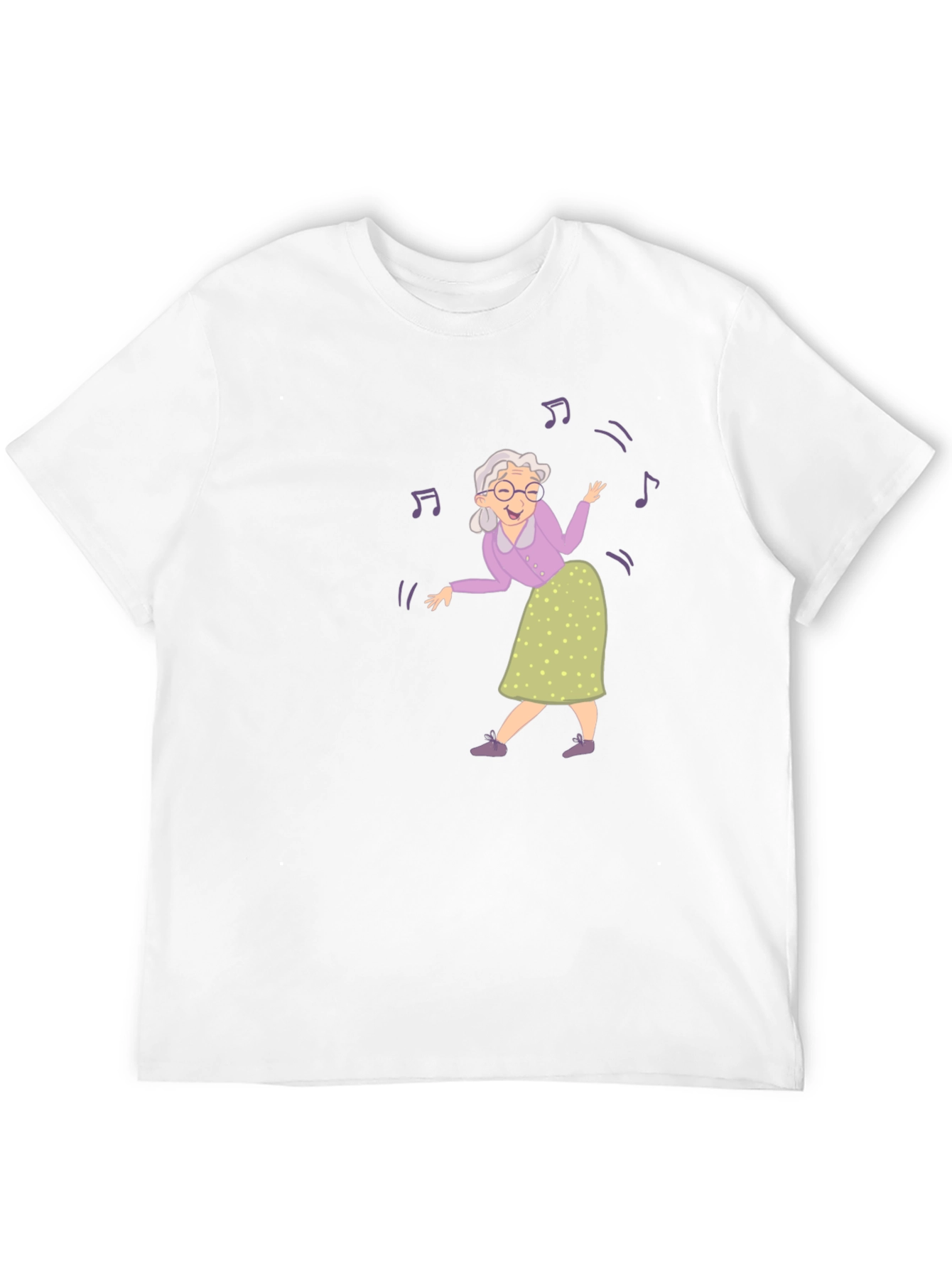 Black Dancing Grandma Black T-Shirt view 12