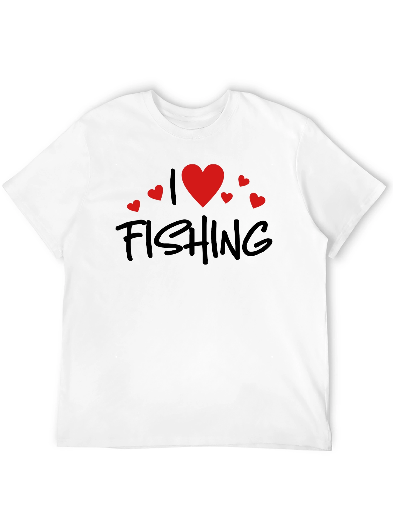 Black I Love Fishing Black Tee view 12