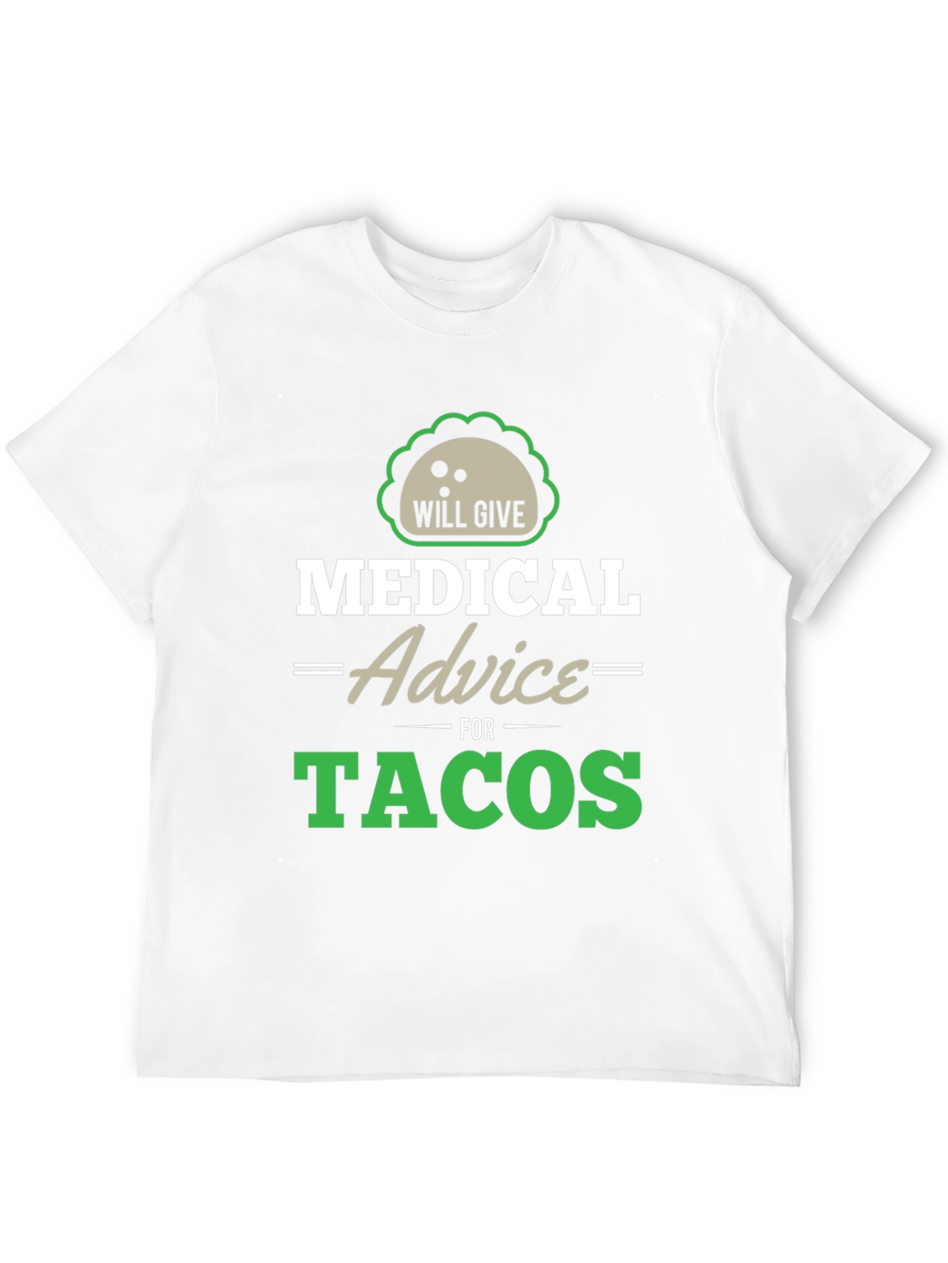 Black Medical Advice For Tacos Graphic Tee view 12