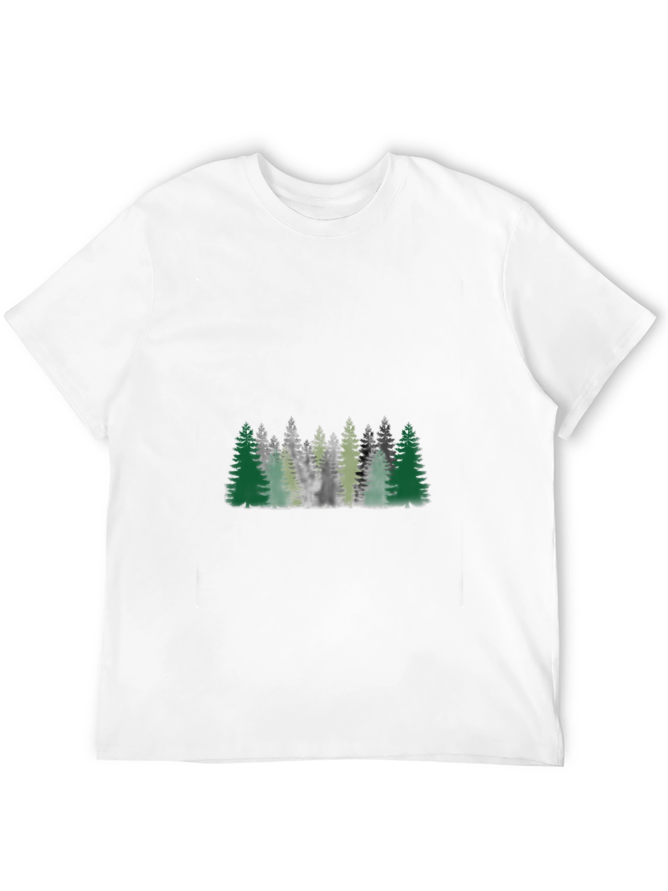 Black Forest Graphic Print Black T-Shirt view 12