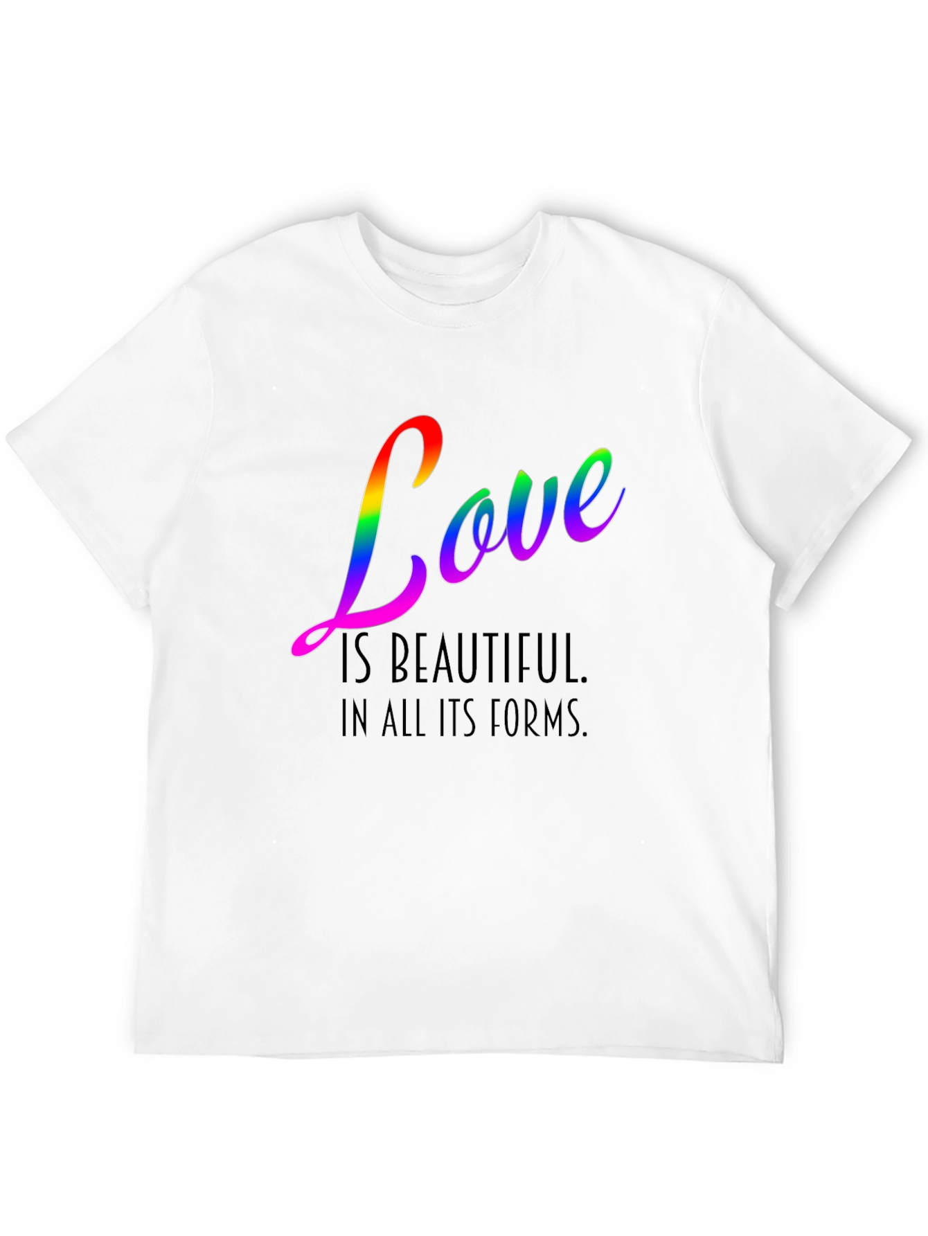 Black Love is Beautiful Pride T-Shirt view 12