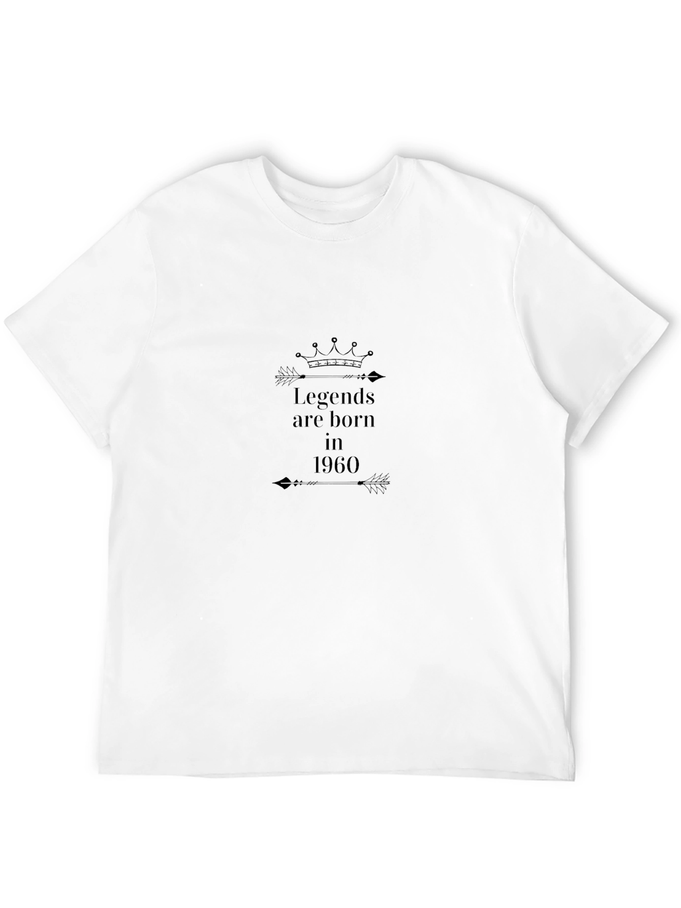 Black Legends Born in 1960 Black Graphic Tee view 12