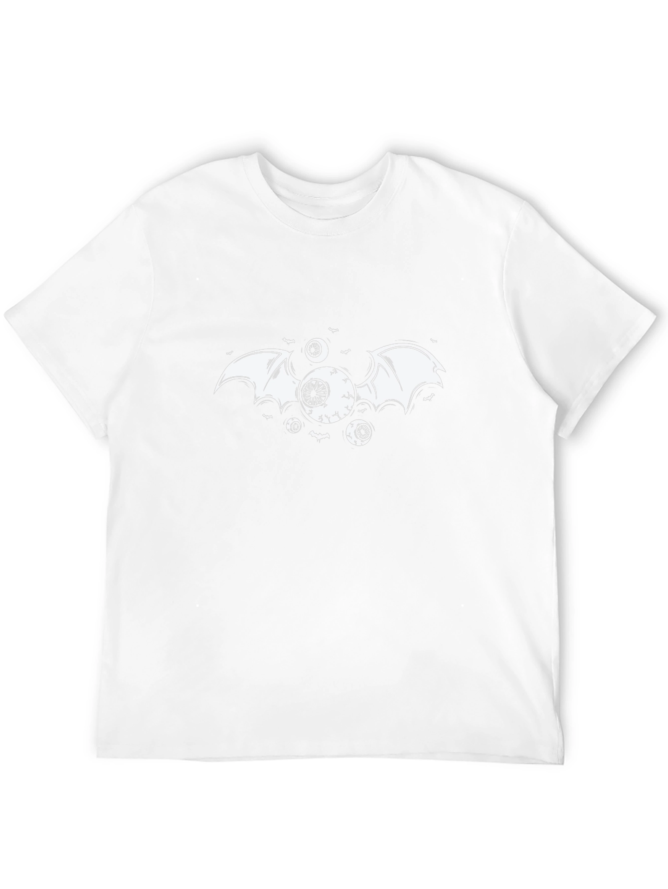 Black Eye Bat Graphic T-Shirt - Halloween Style view 12
