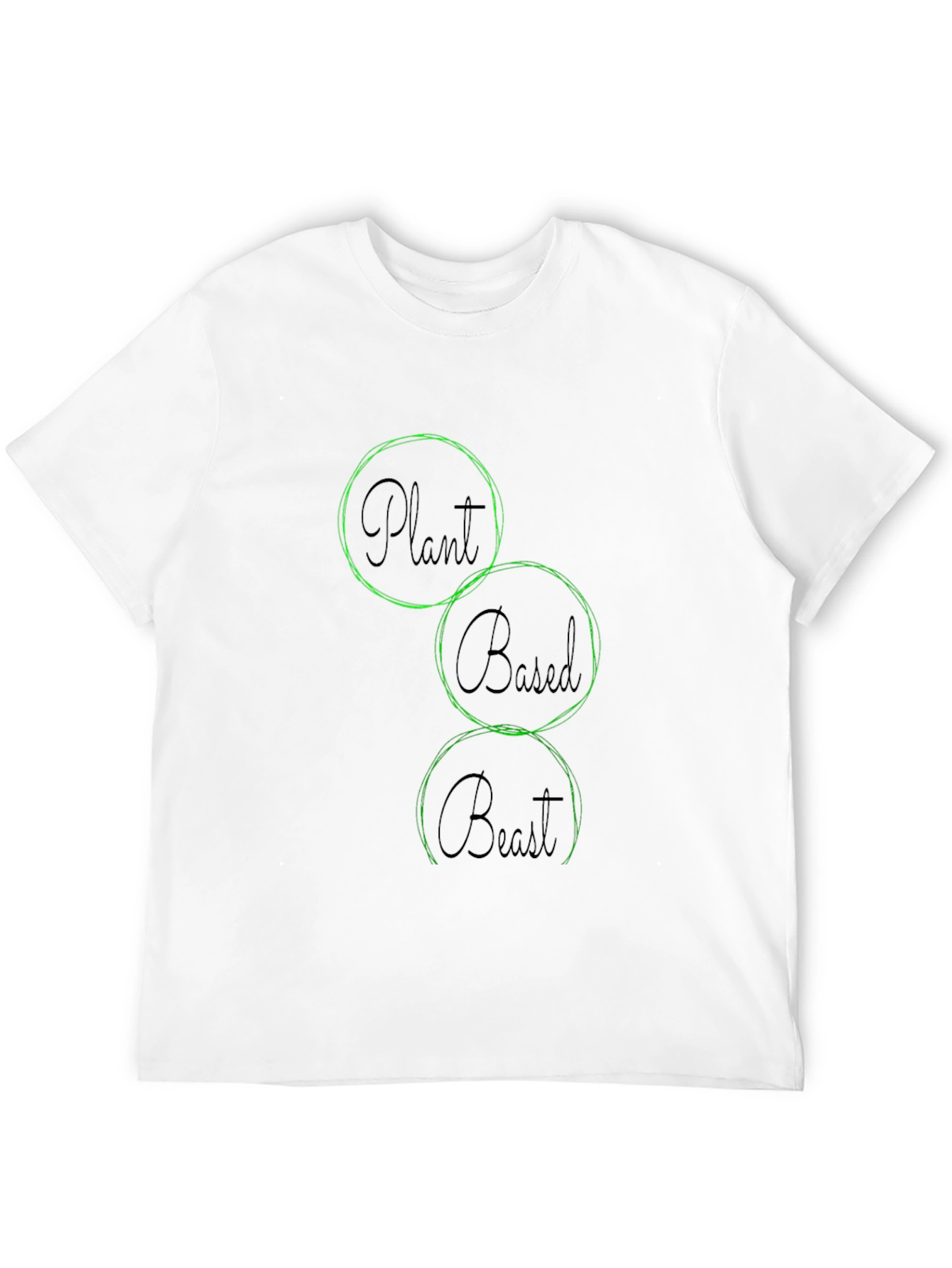 Black Plant Based Beast Graphic T-Shirt view 12