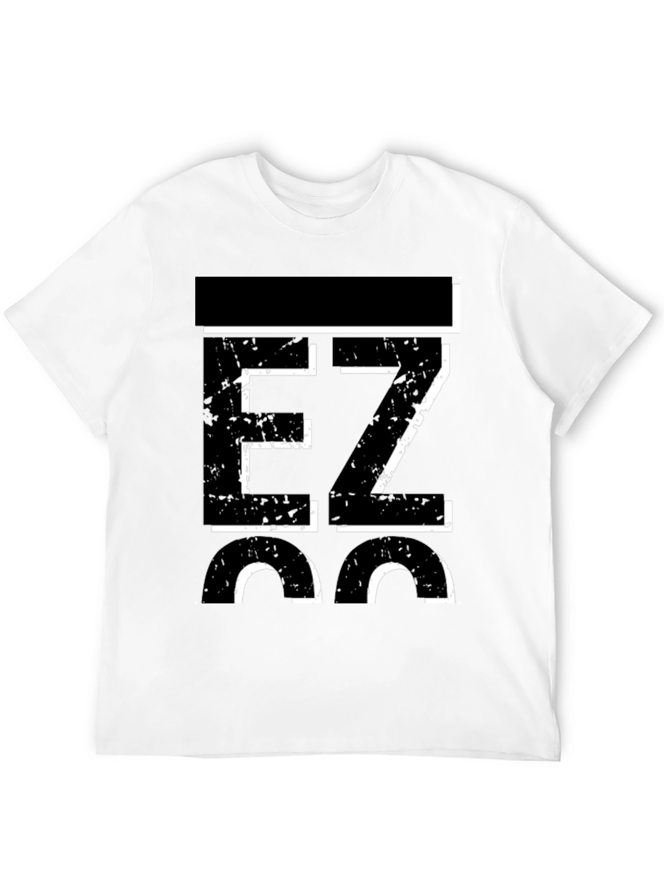 Black EZ 36 Men's Graphic Black T-Shirt view 12