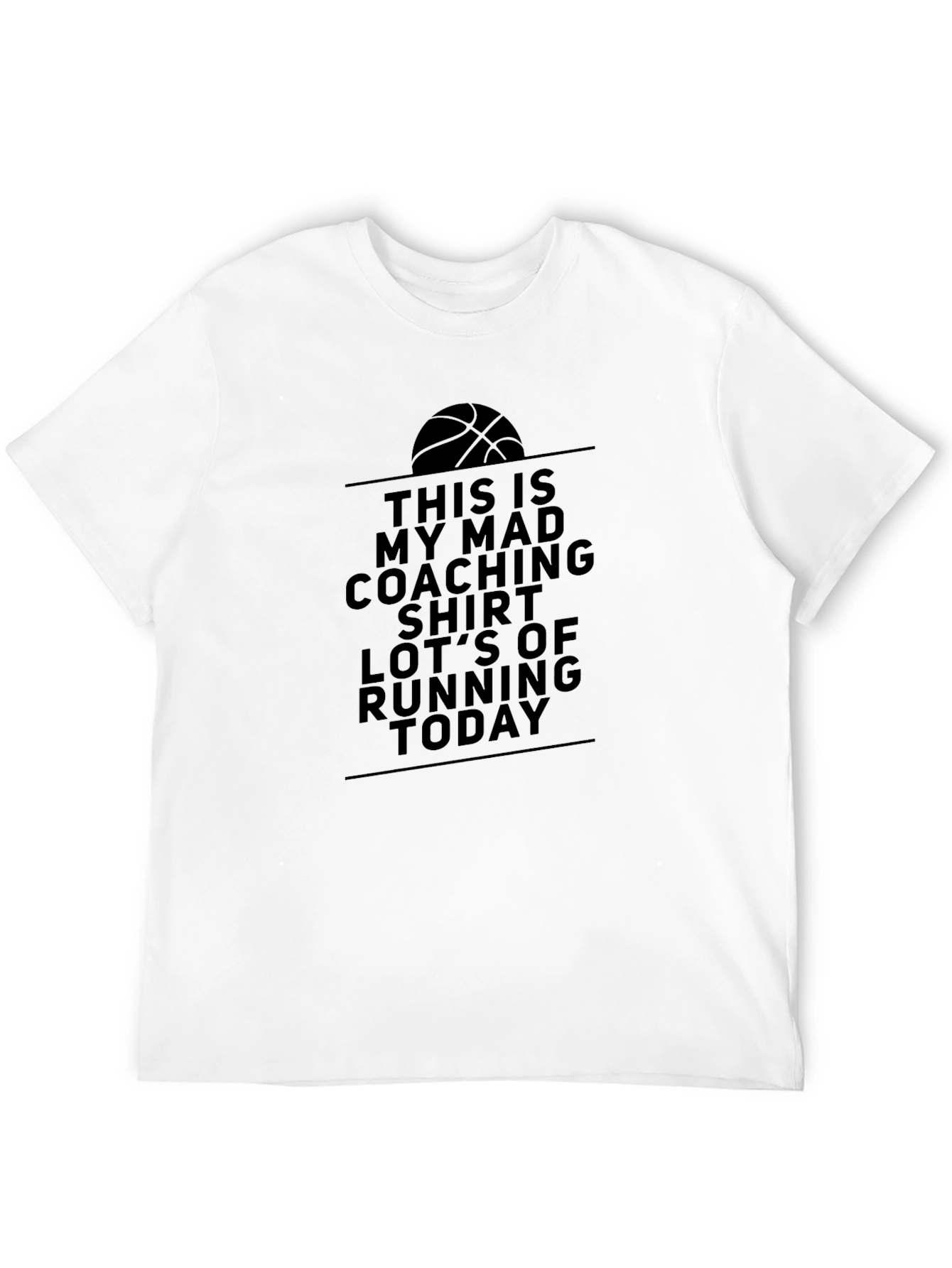 Black Mad Coaching T-Shirt - Lots of Running Today view 12