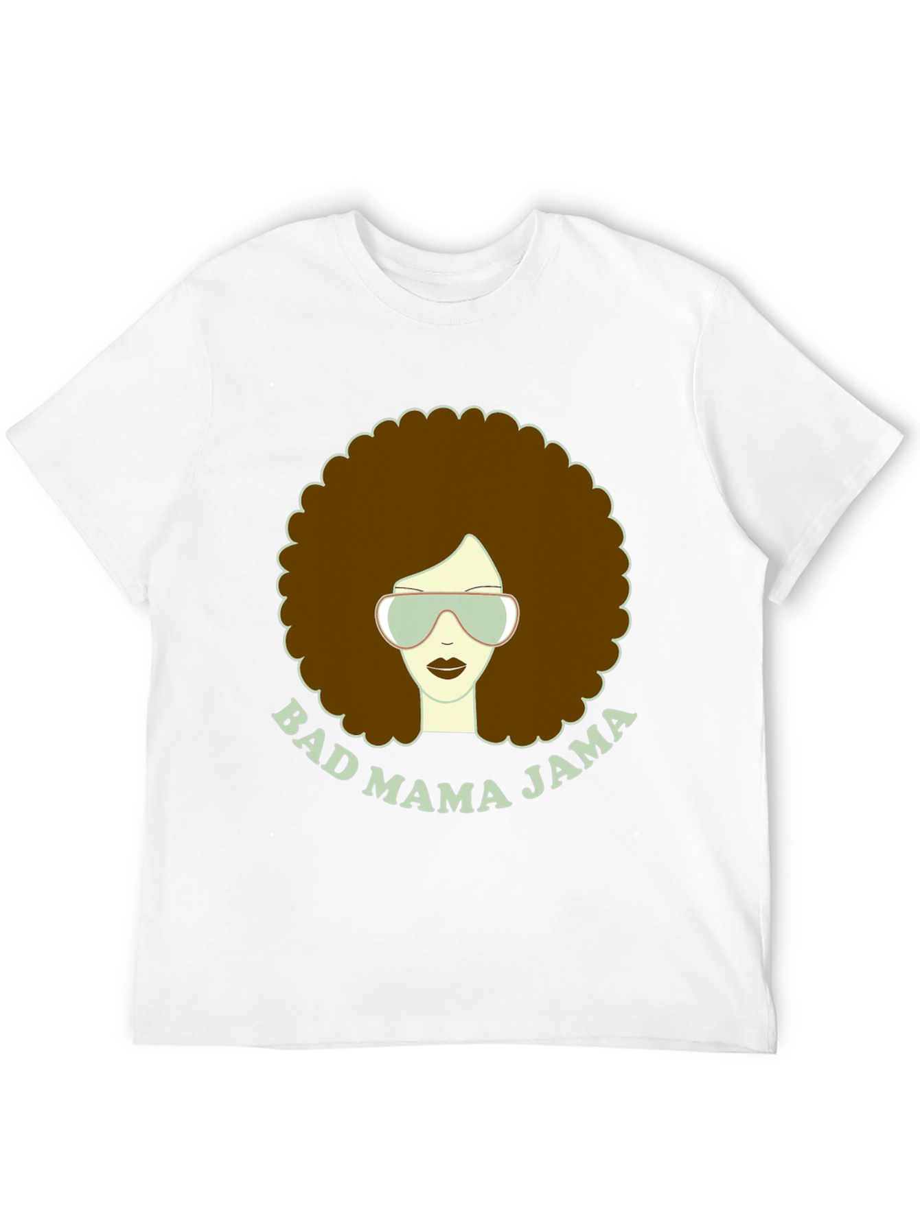 Black Bad Mama Jama Graphic T-Shirt view 12