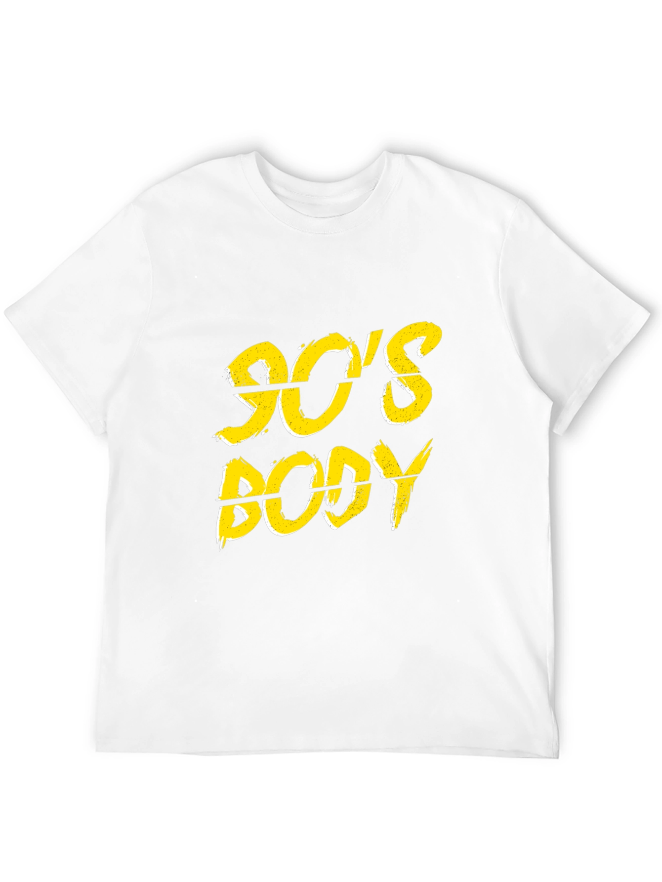 Black 90's Body Graphic Print Black T-Shirt view 12