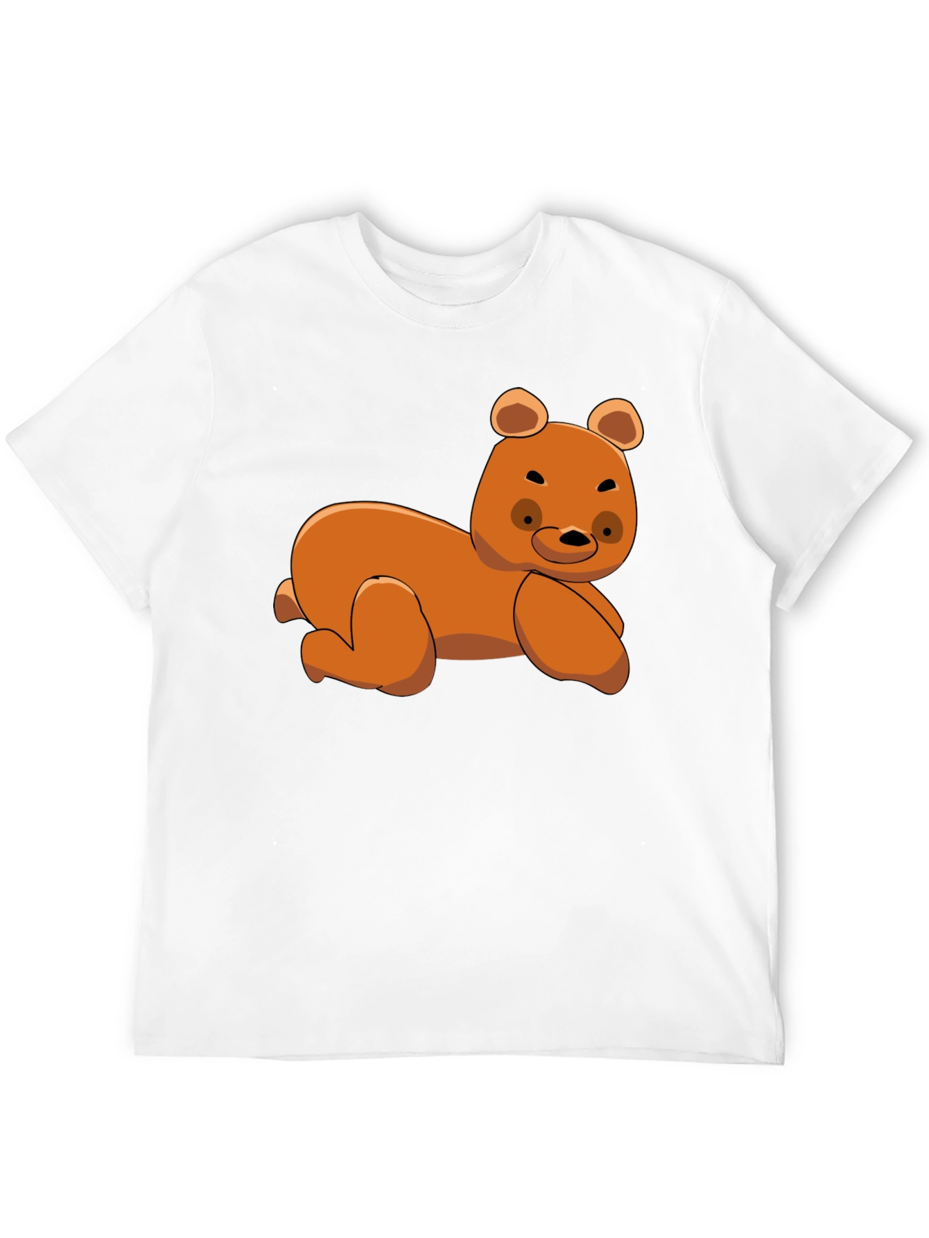 Black Cute Bear Graphic T-Shirt view 12