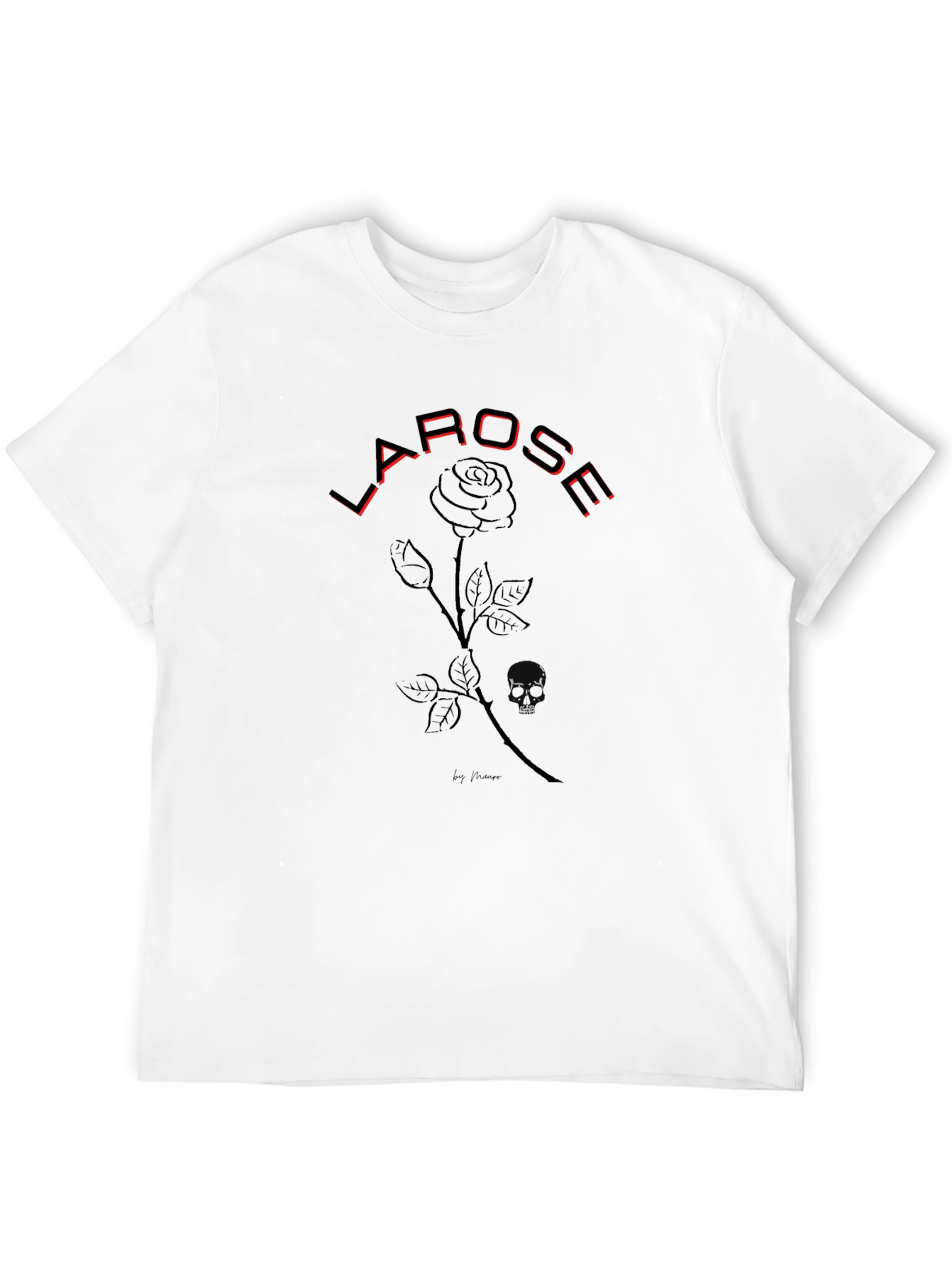Black La Rose Graphic T-Shirt - Black view 12