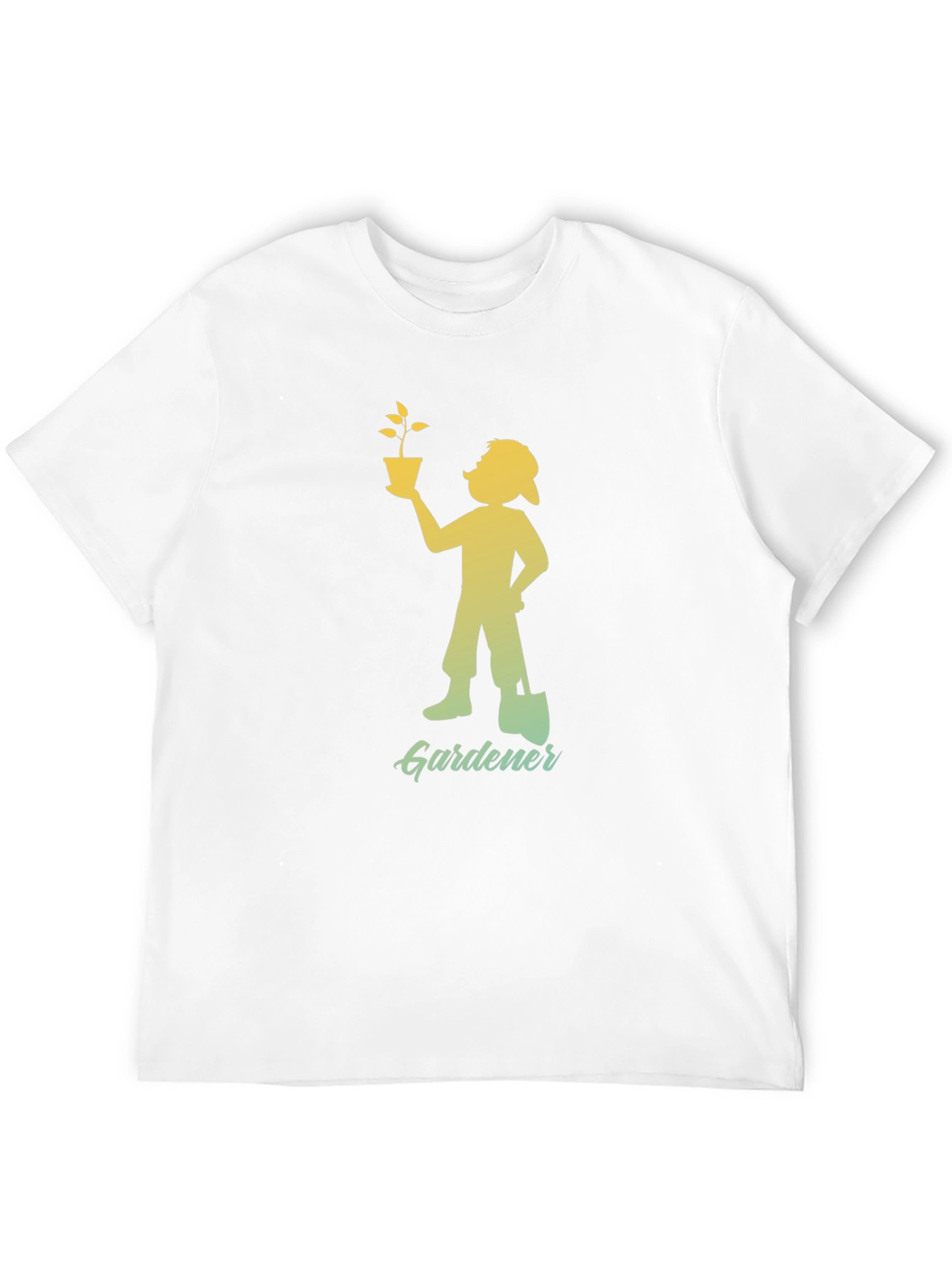 Black Gardener Graphic T-Shirt - Black Cotton Blend view 12