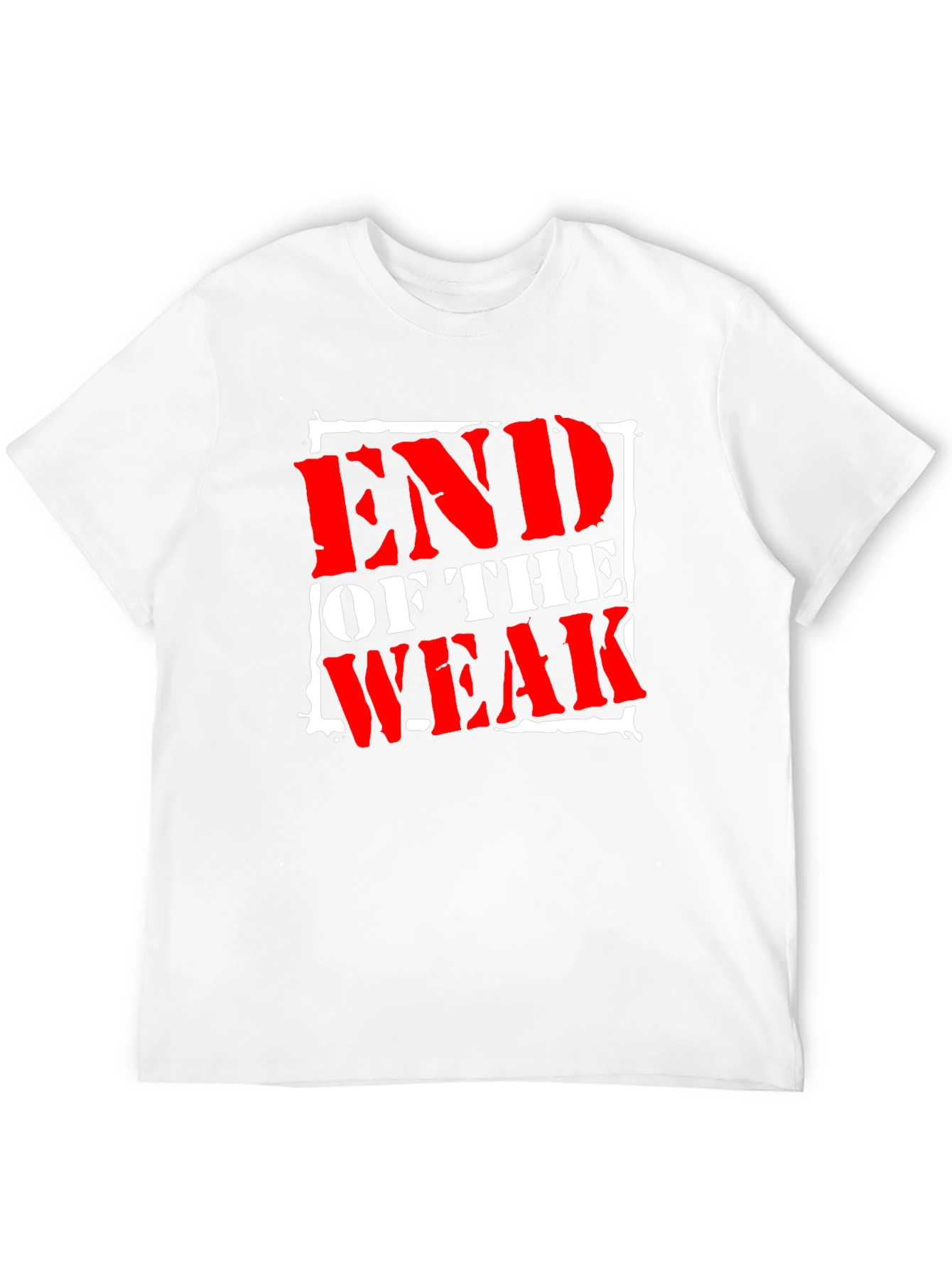 Black End of The Weak Graphic T-Shirt view 12