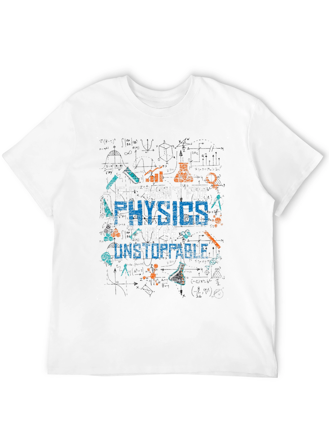 Black Physics T-Shirt - Unstoppable Science Tee view 12