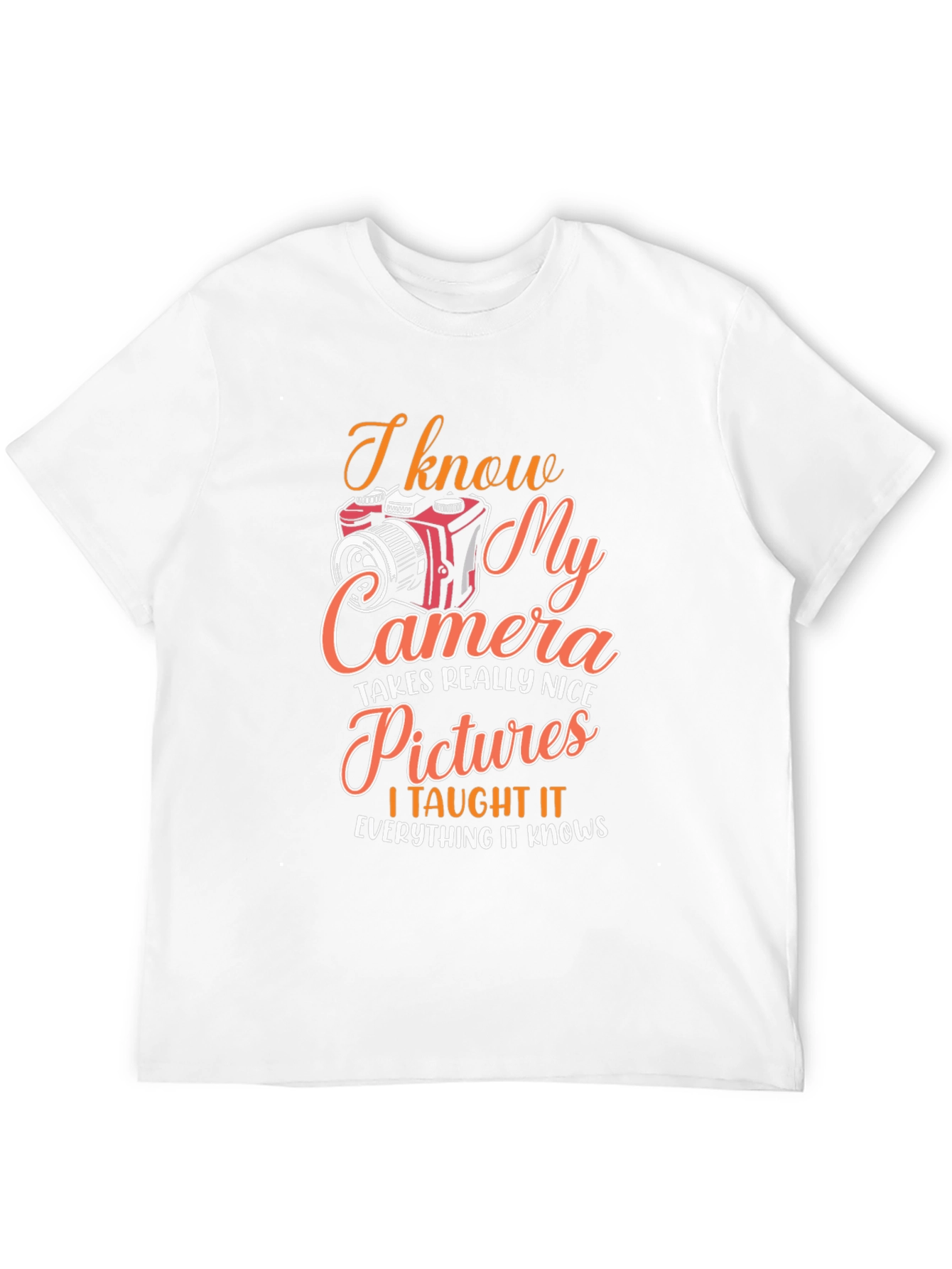 Black Photographer Graphic T-Shirt - I Know My Camera view 12