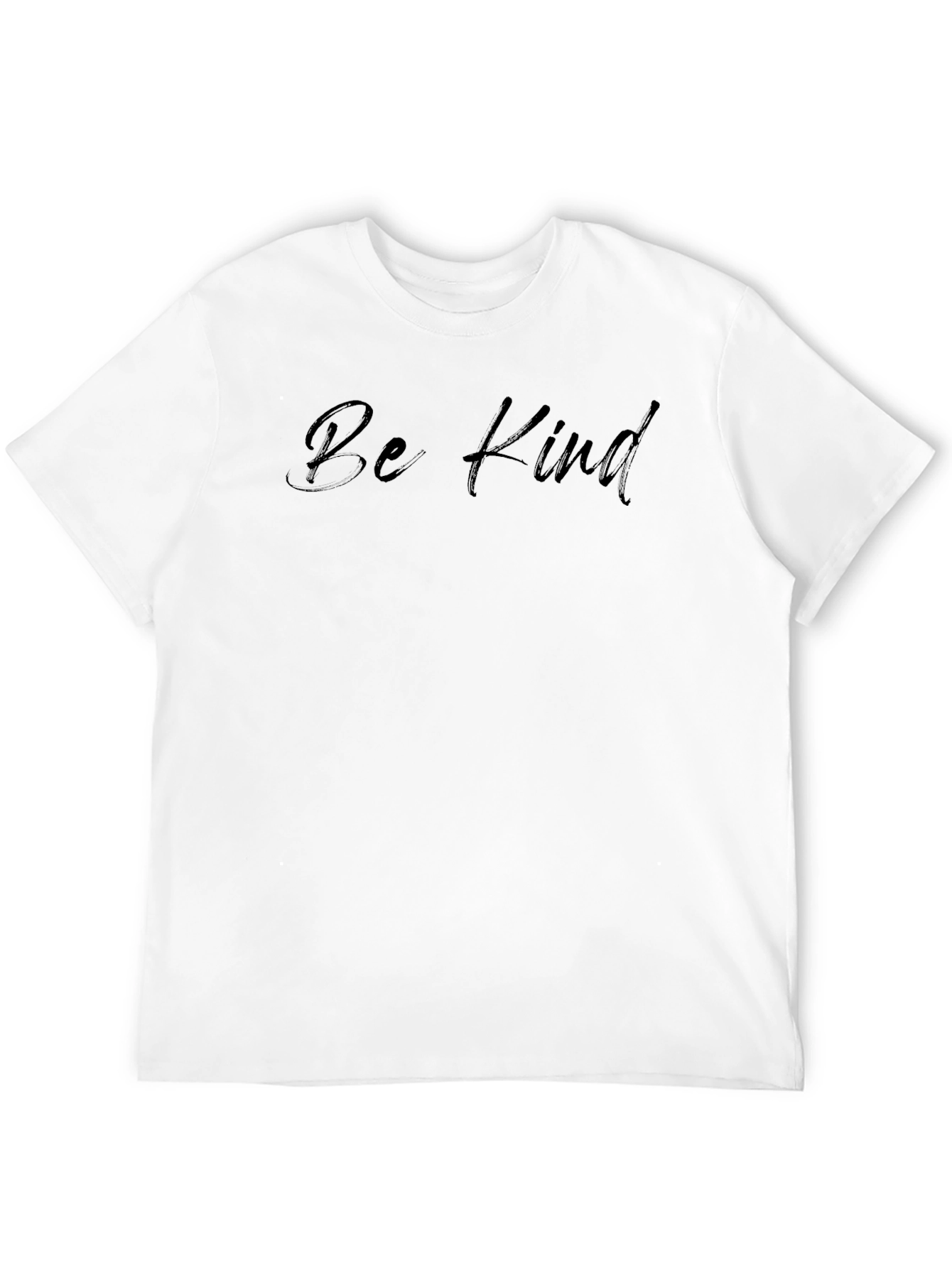 Black Be Kind Black T-Shirt - Men's Short Sleeve Crew Neck view 12