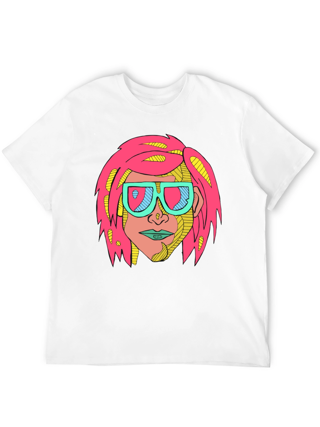 Black Funky Graphic Tee - Retro Pop Art Design view 12