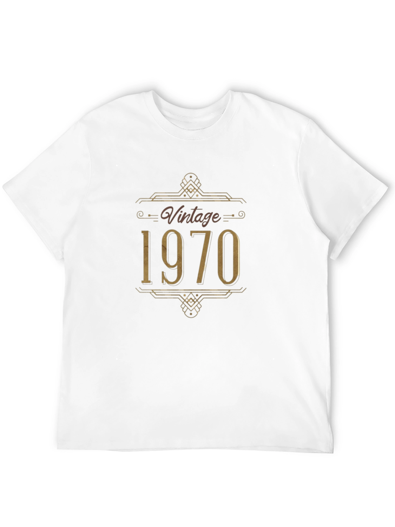 Black Vintage 1970 T-Shirt - Retro Birthday Gift view 12