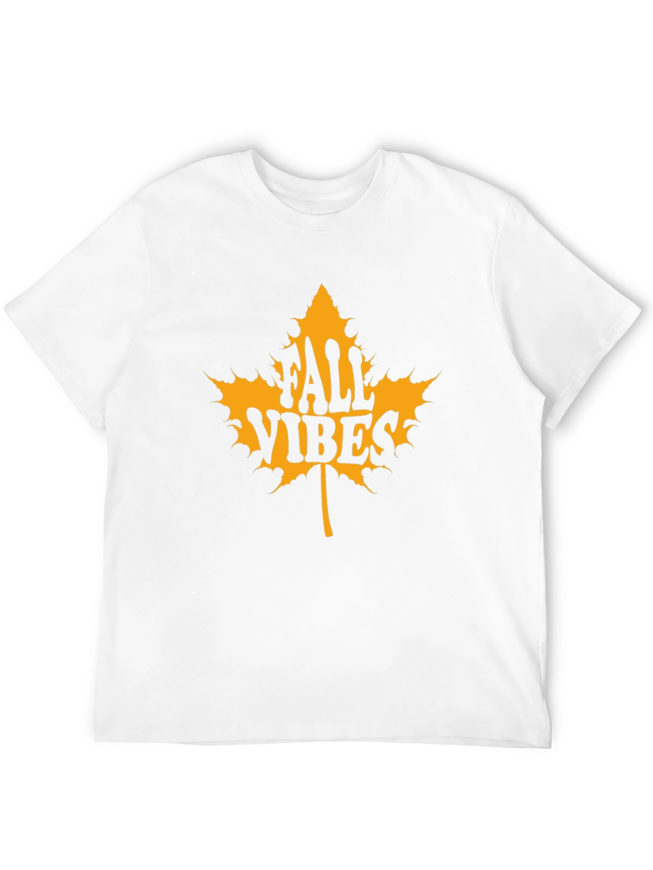 Black Fall Vibes Graphic Tee - Maple Leaf Design view 12