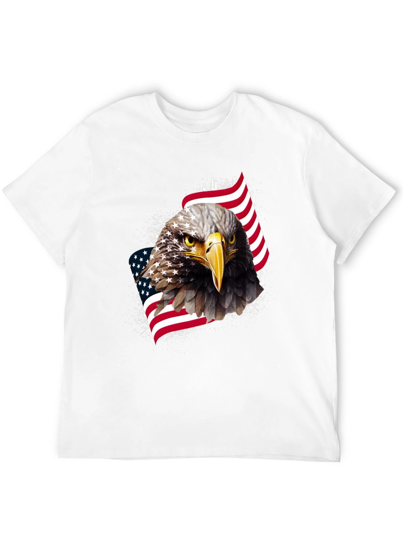 Black American Eagle Graphic Tee - Patriotic Style view 12