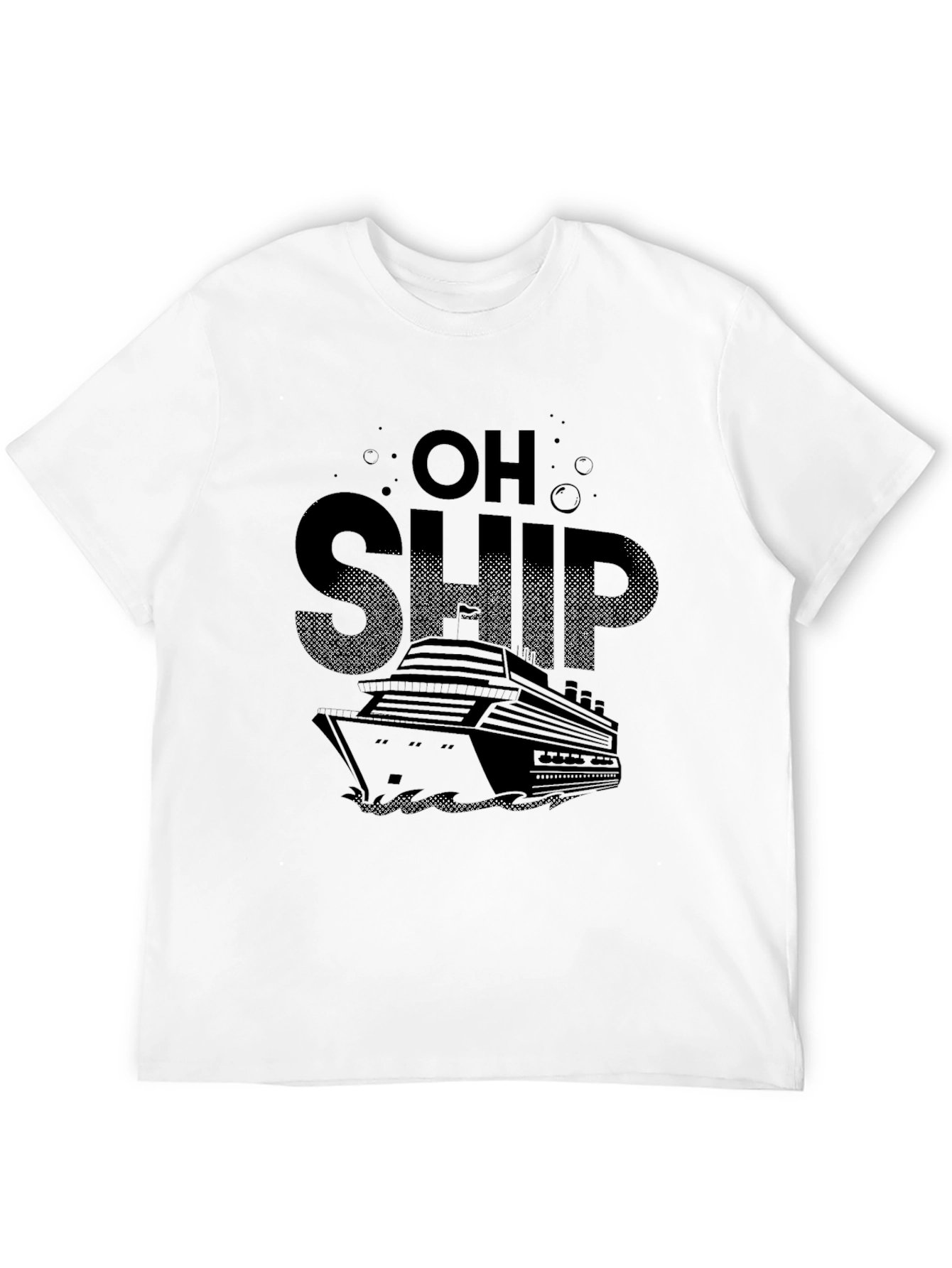 Black Oh Ship Cruise T-Shirt view 12