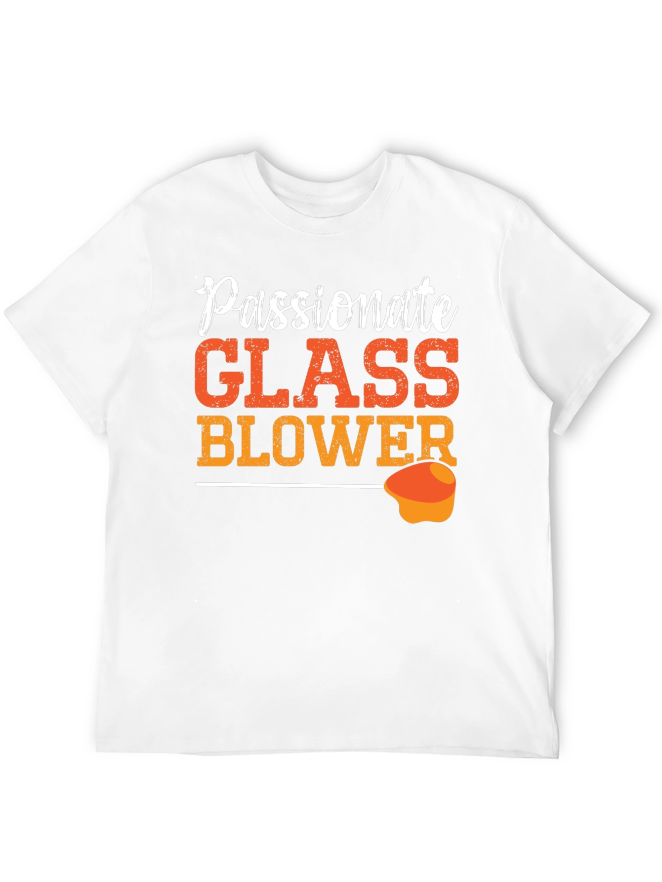Black Passionate Glass Blower Graphic T-Shirt view 12