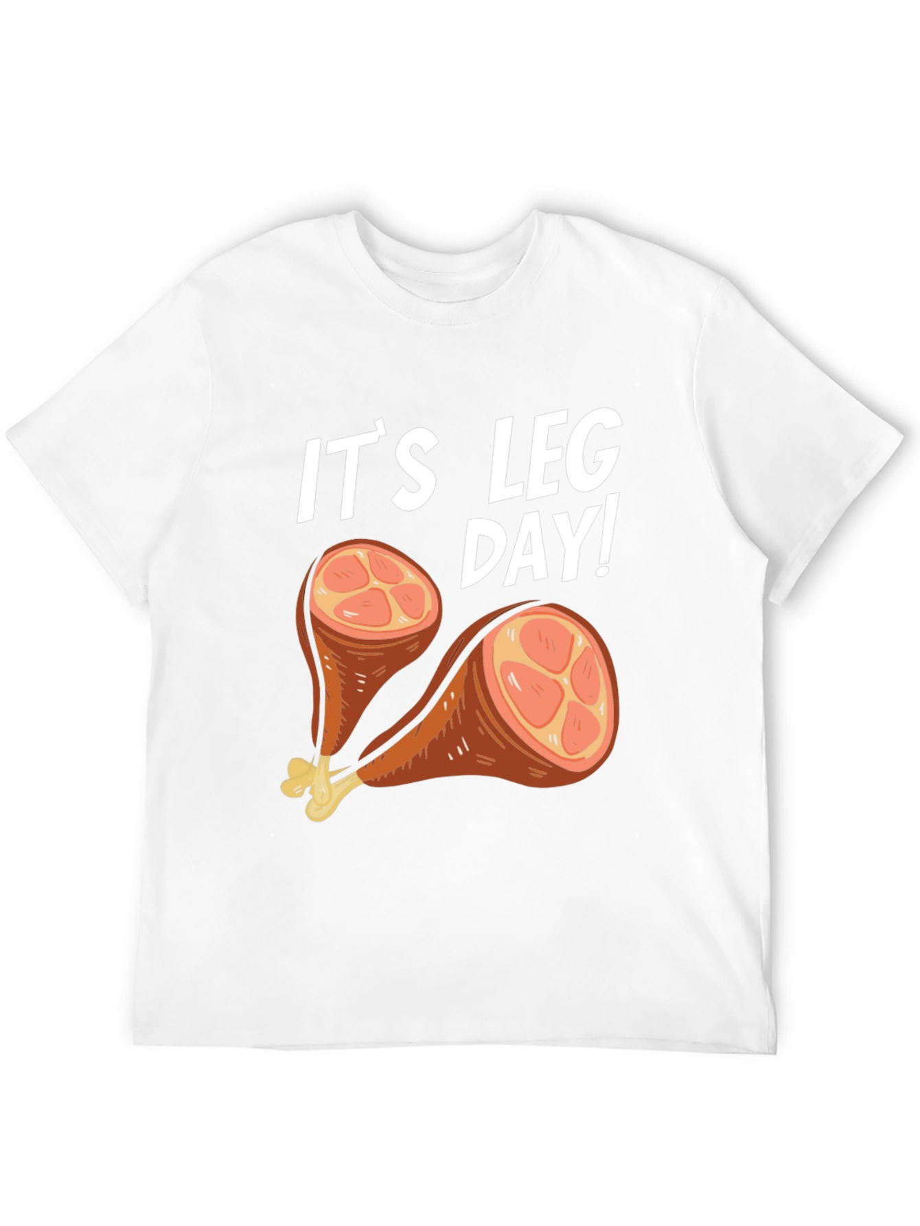 Black It's Leg Day Turkey Humor T-Shirt view 12