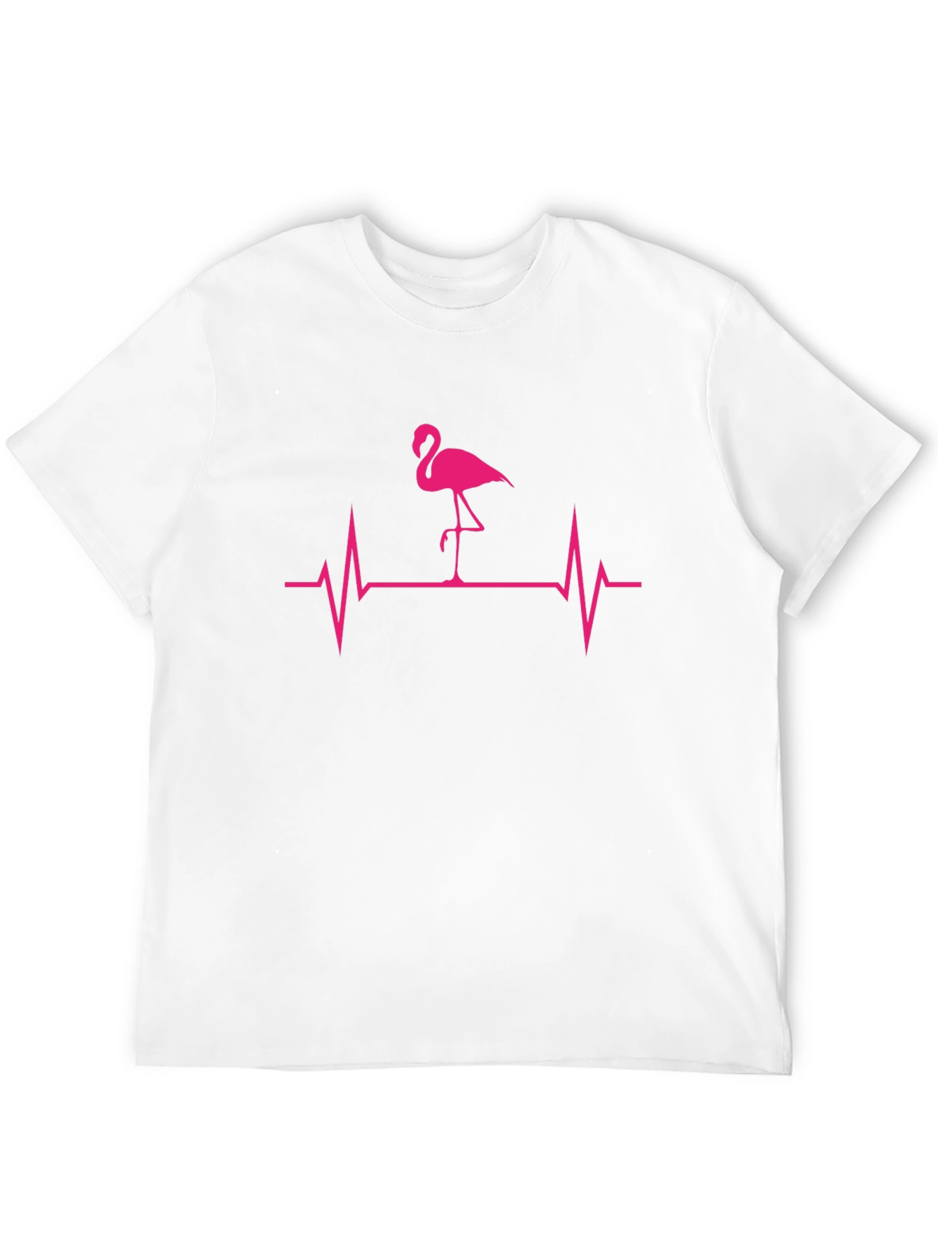 Black Flamingo Heartbeat Graphic Tee view 12