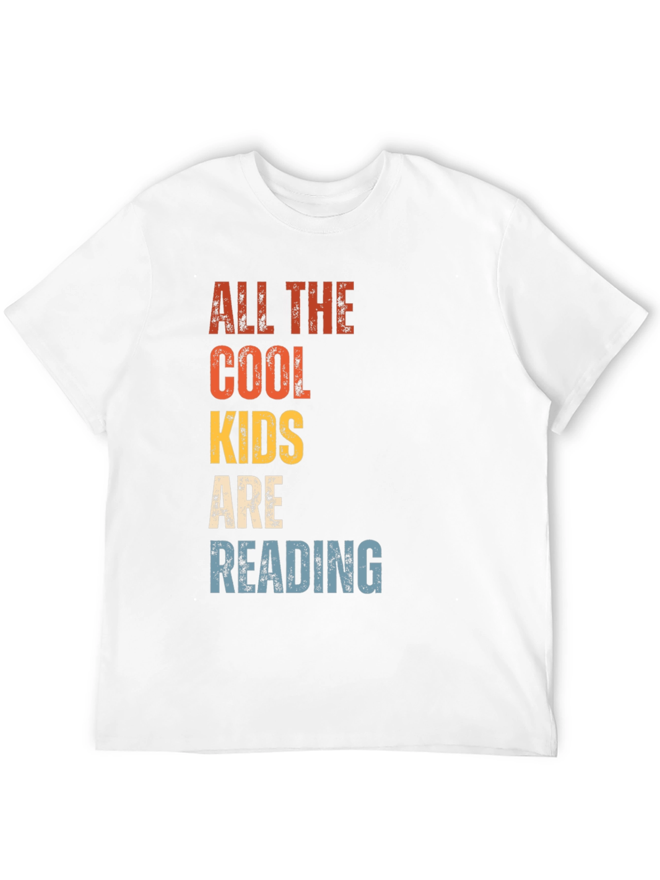 Black Cool Kids Reading T-Shirt - Retro Style view 12