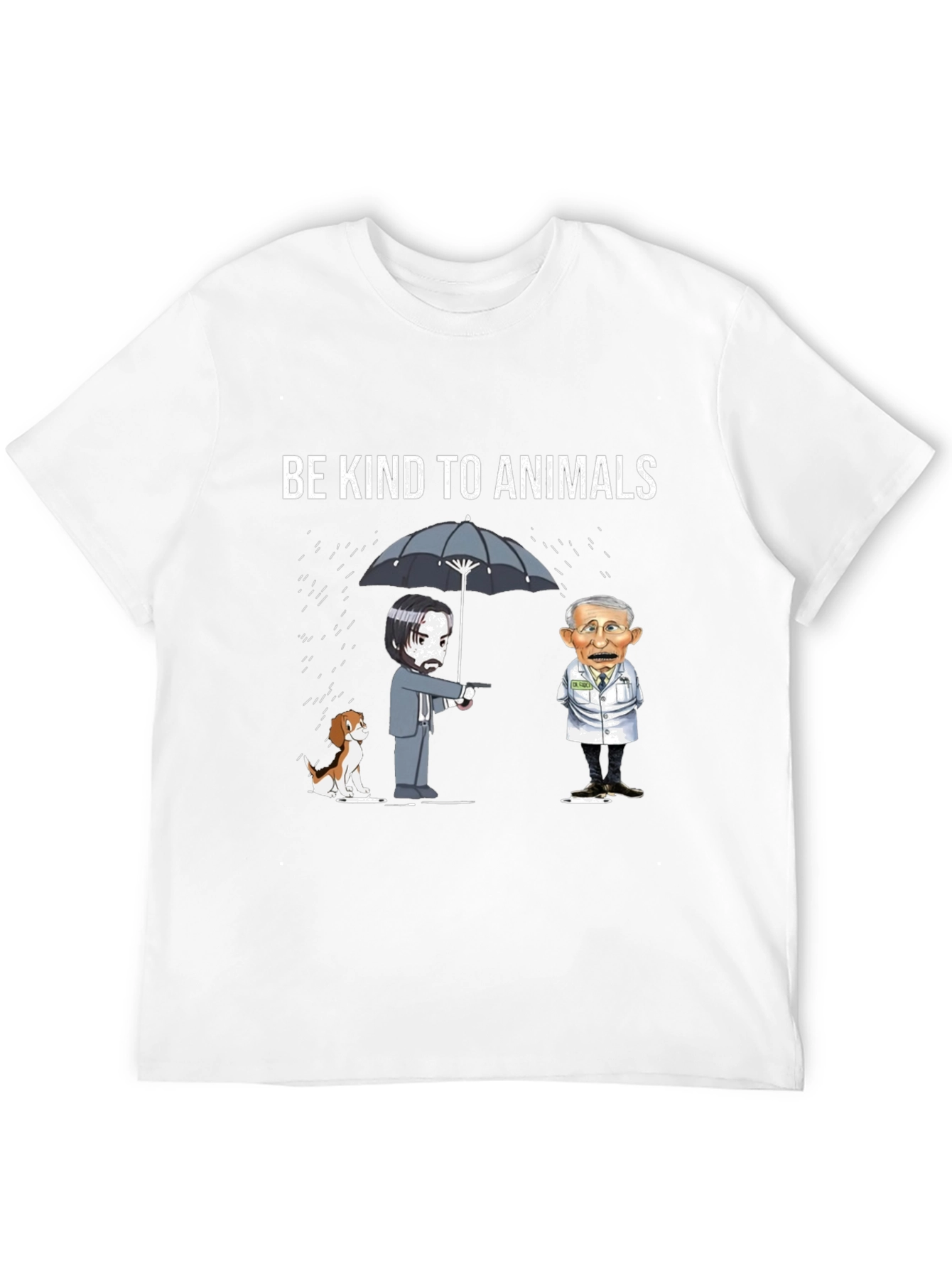 Black Be Kind to Animals T-Shirt - John Wick Style view 12