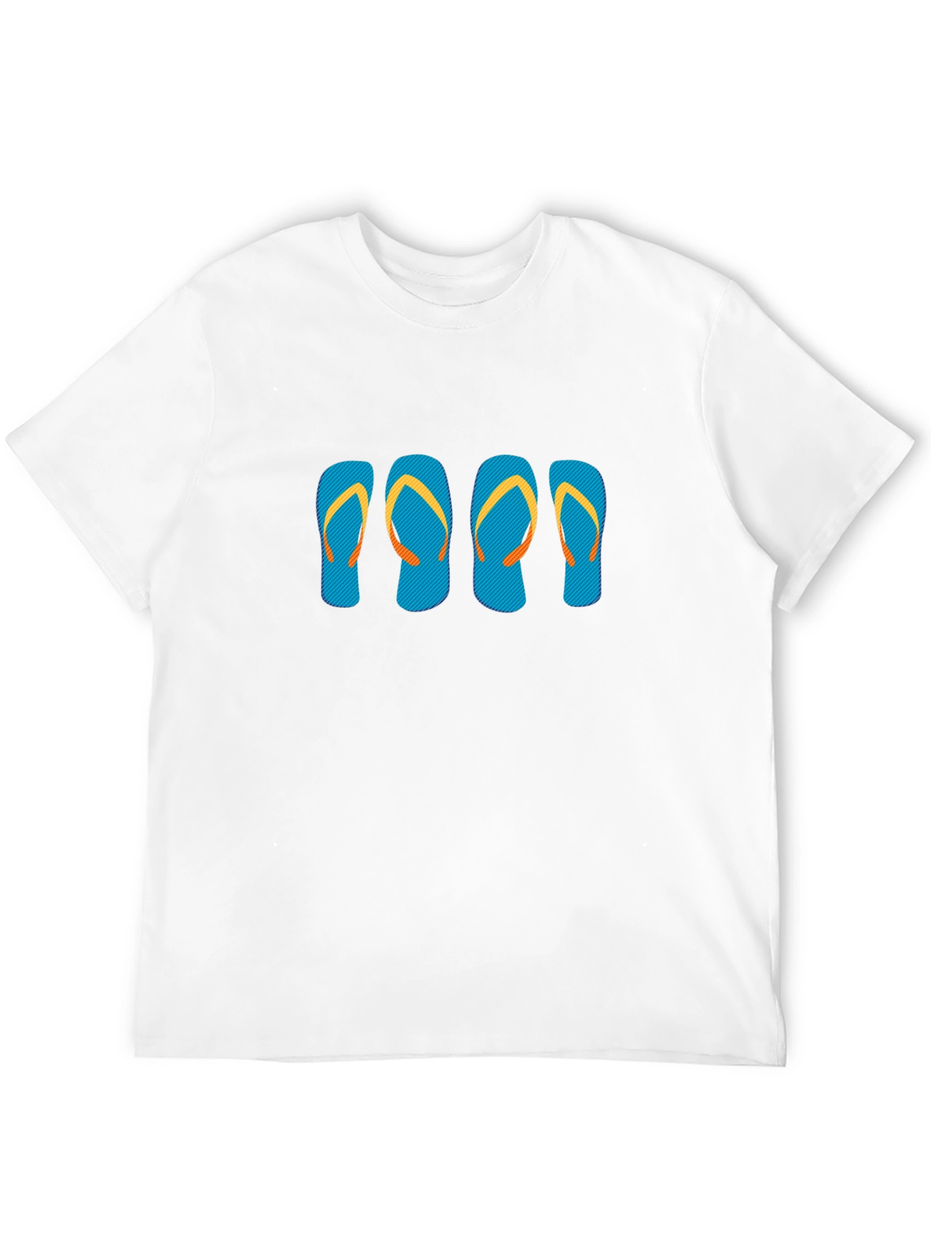 Black Flip Flop Graphic Tee - Casual Summer Style view 12