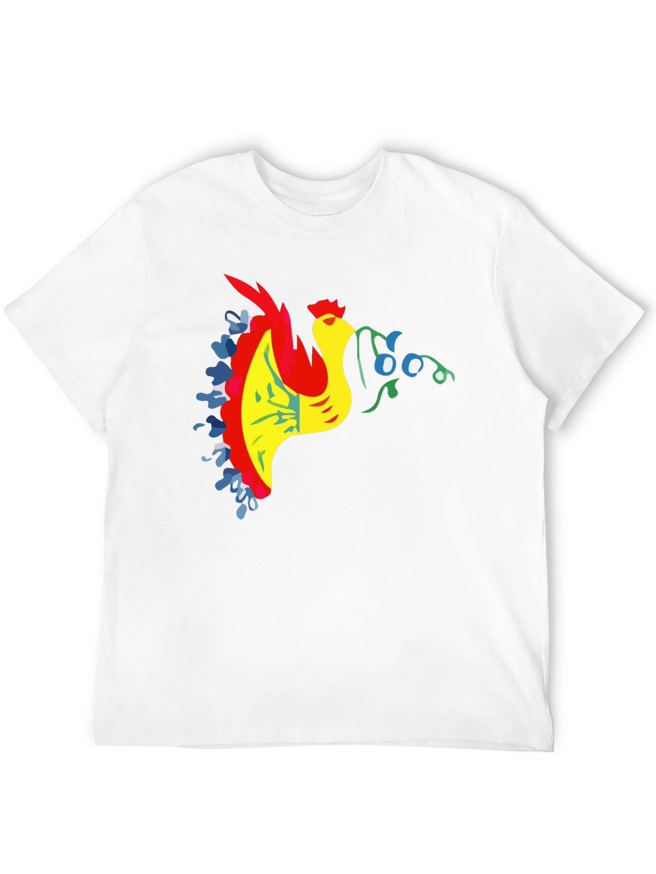 Black Rooster Graphic Black T-Shirt view 12