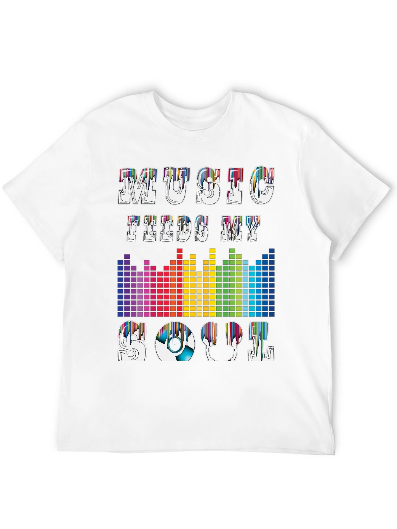 Black Music Feeds My Soul Graphic T-Shirt view 12