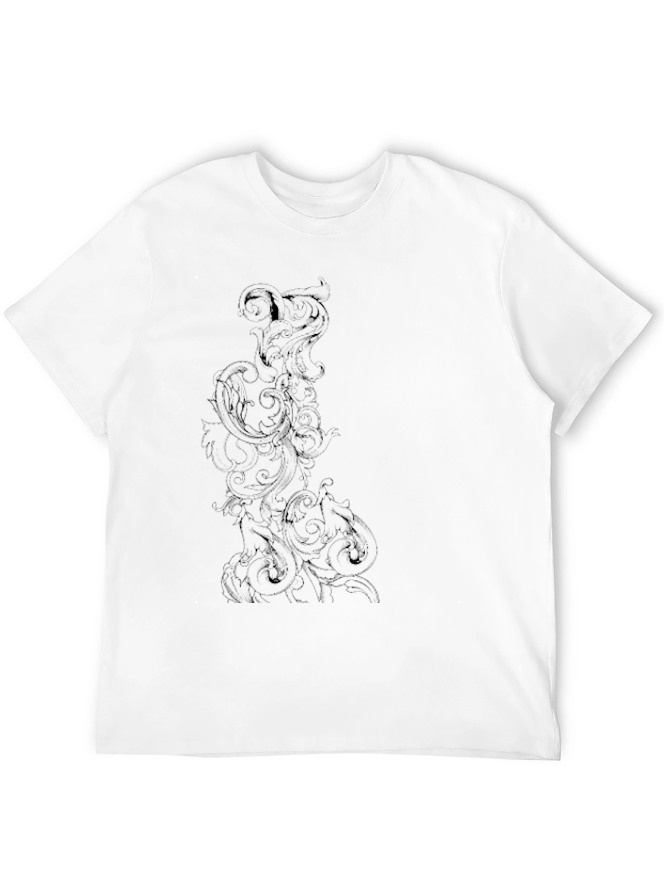 Black Black Graphic Tee - Modern Style view 12