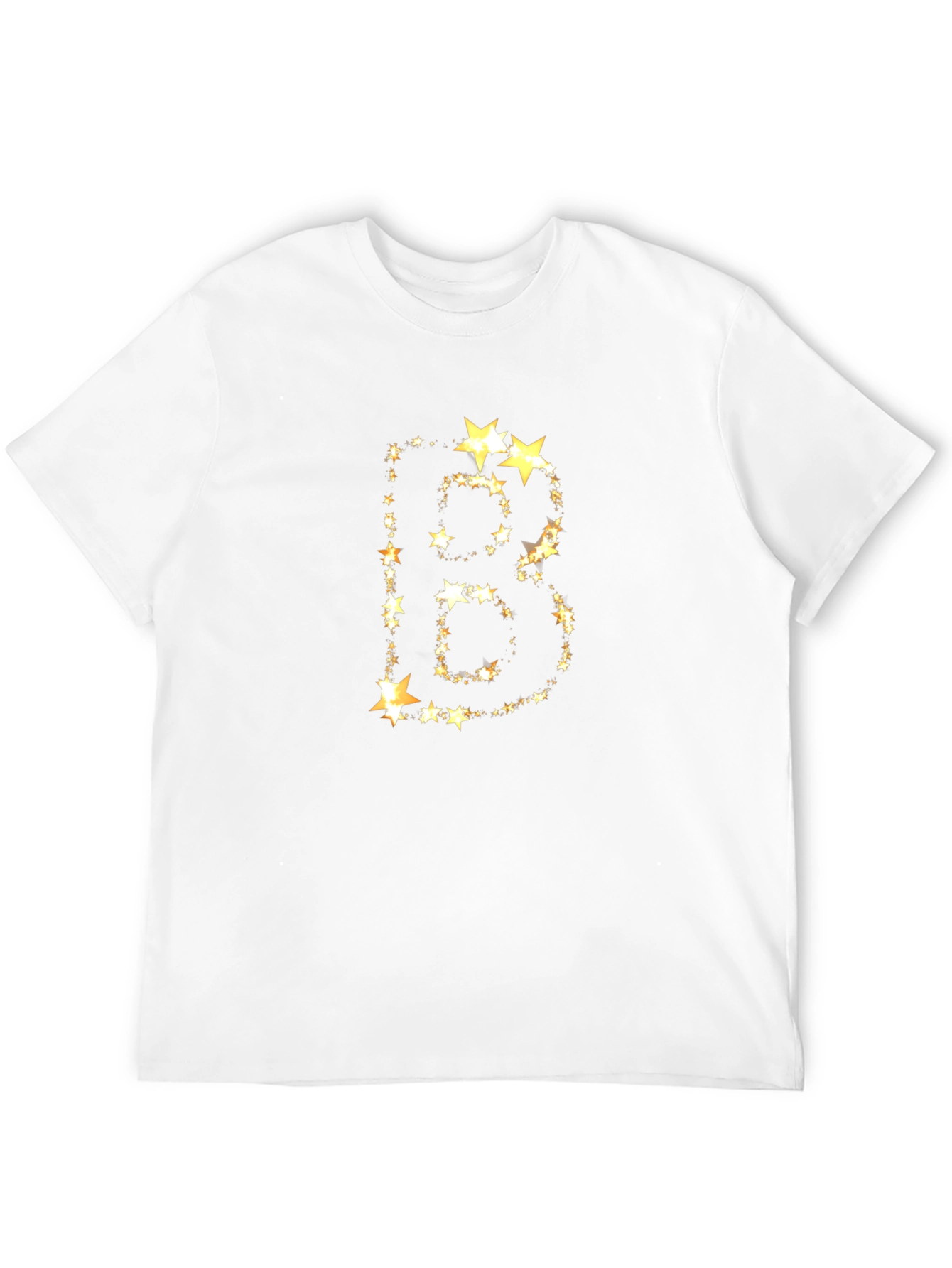 Black Starry Letter B Graphic Tee - Black view 12