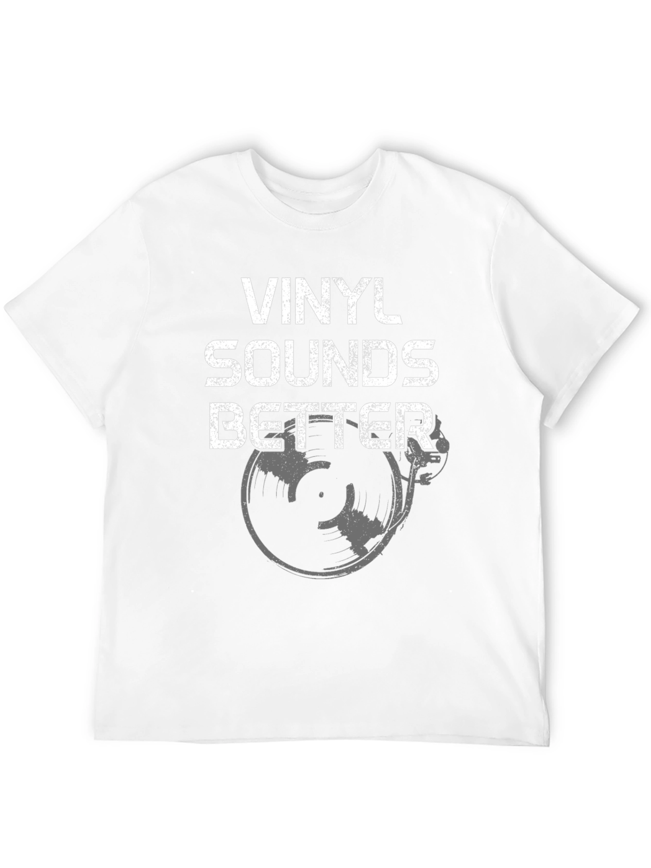 Black Vinyl Sounds Better Graphic T-Shirt - Music Lover Tee view 12