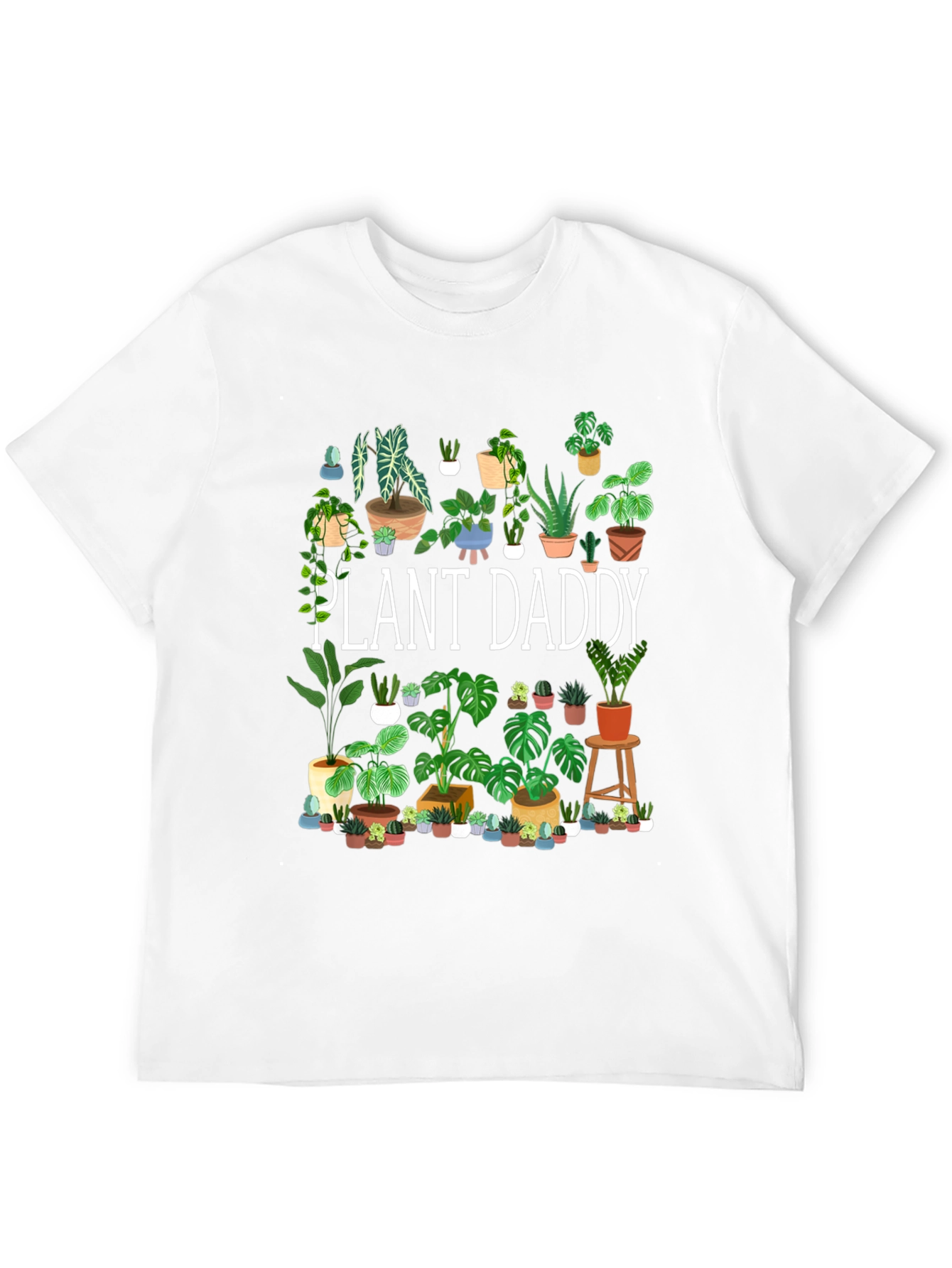 Black Plant Daddy T-Shirt - Gardener Gift view 12