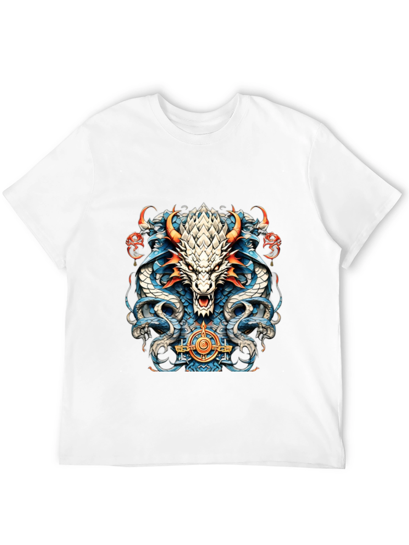 Black Dragon Graphic T-Shirt - Men's Black Tee view 12