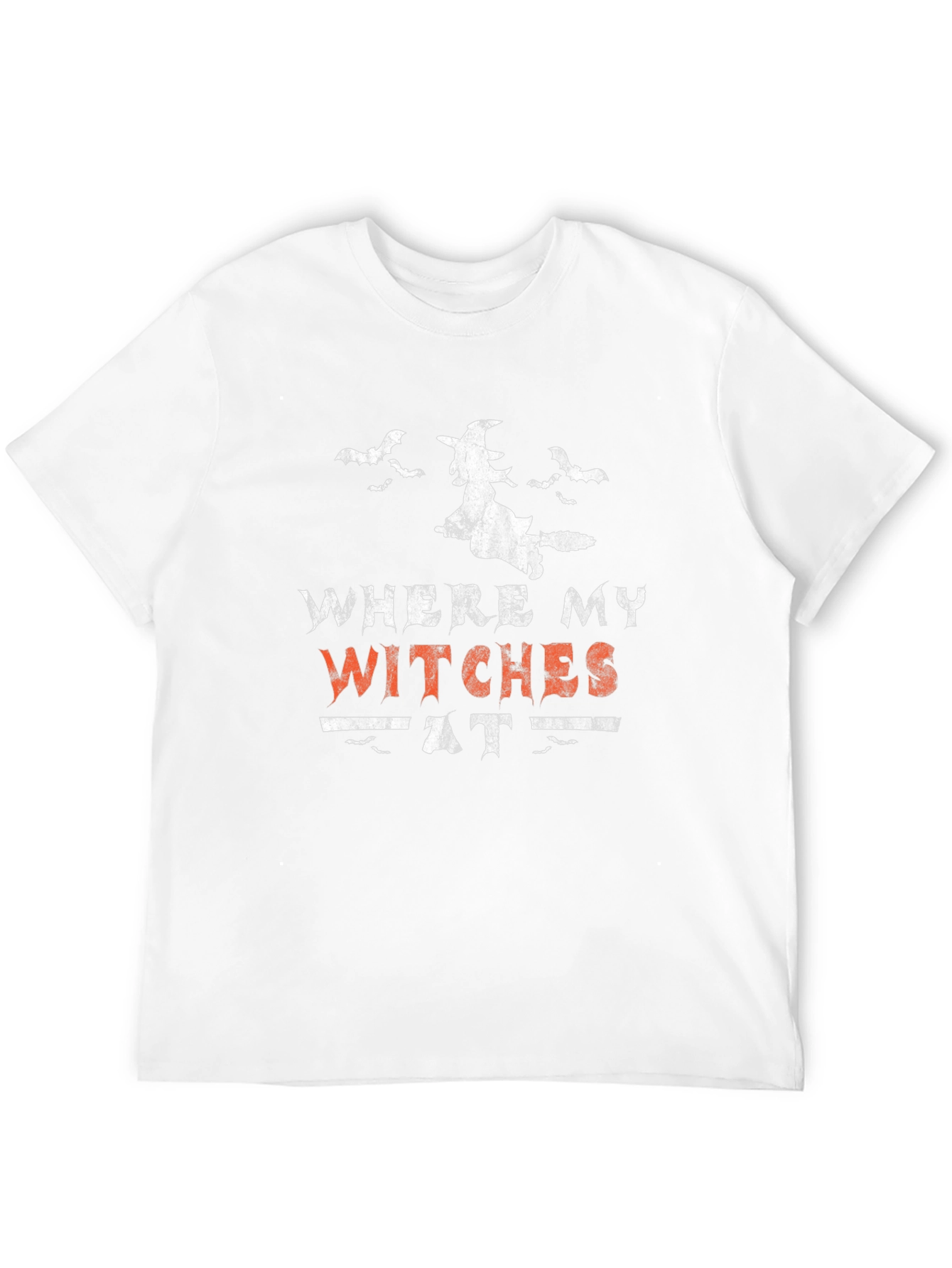 Black Where My Witches At Halloween Graphic T-Shirt view 12