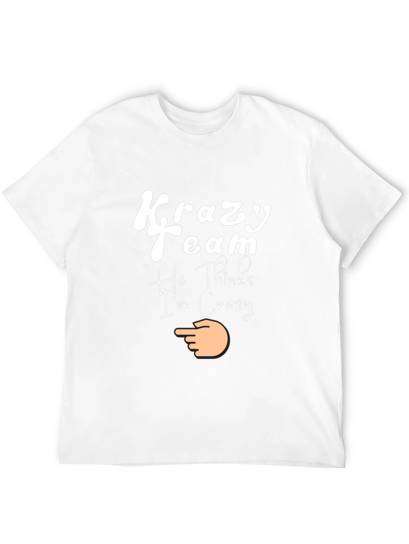 Black Krazy Team Tee - He Thinks I'm Crazy! view 12