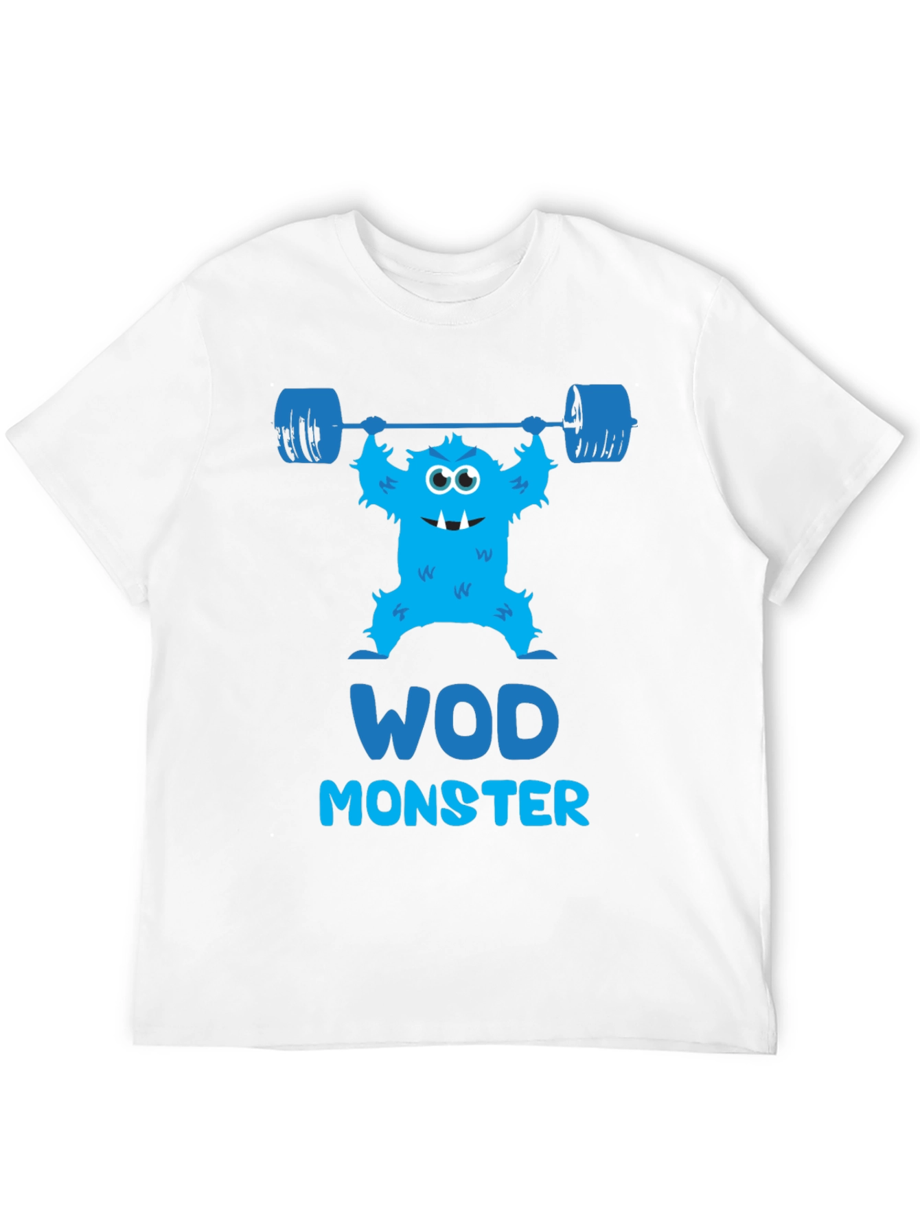 Black WOD Monster Black T-Shirt view 12