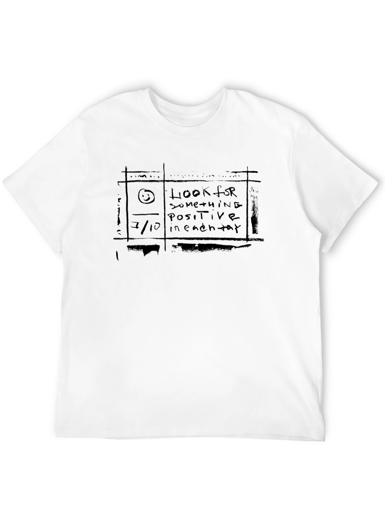 Black Unique Graphic Print Black T-Shirt view 12