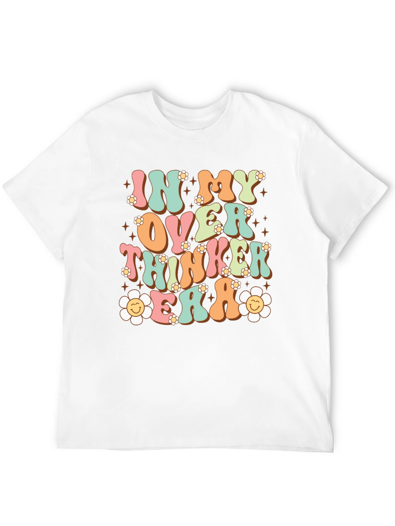 Black In My Overthinker Era Graphic Tee view 12