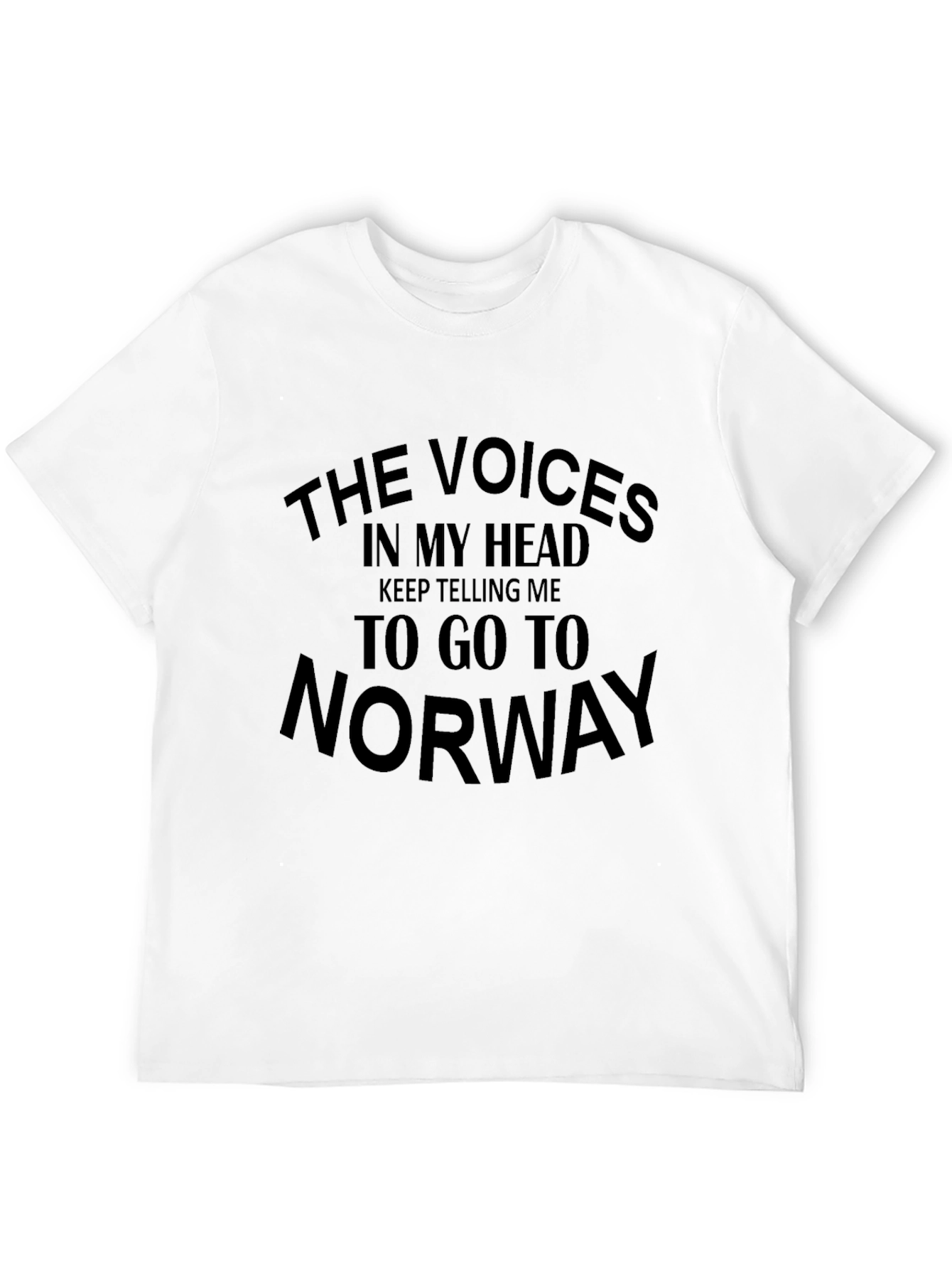 Black Voices in My Head Norway Graphic Tee view 12