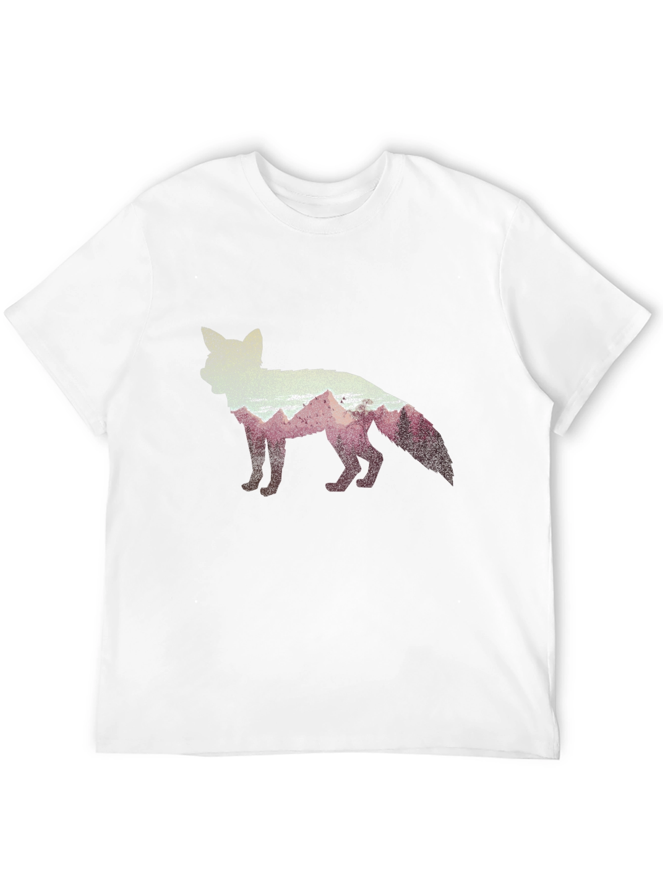 Black Fox Graphic Print Black T-Shirt view 12
