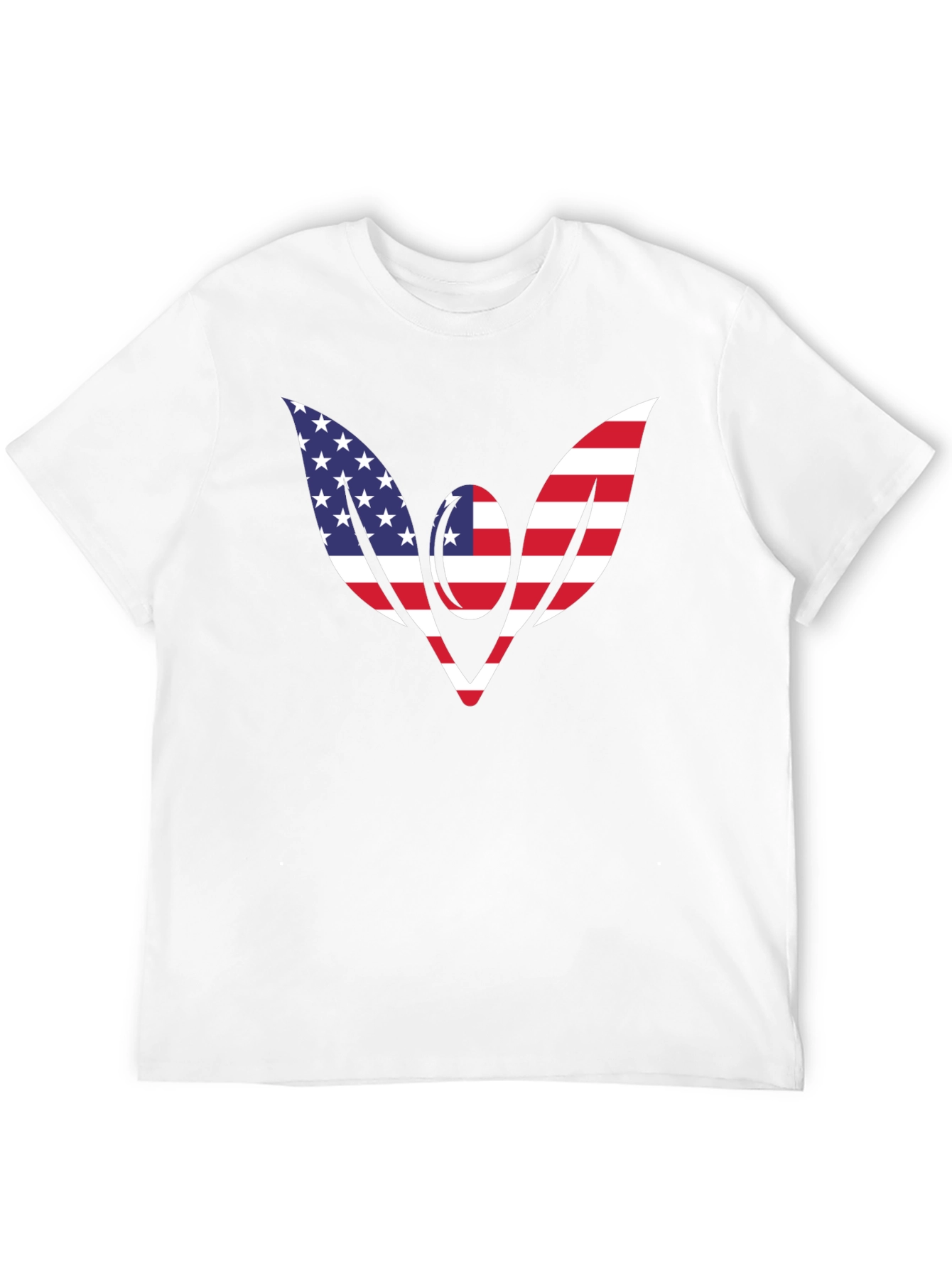 Black American Flag Wings T-Shirt - Patriotic Tee view 12