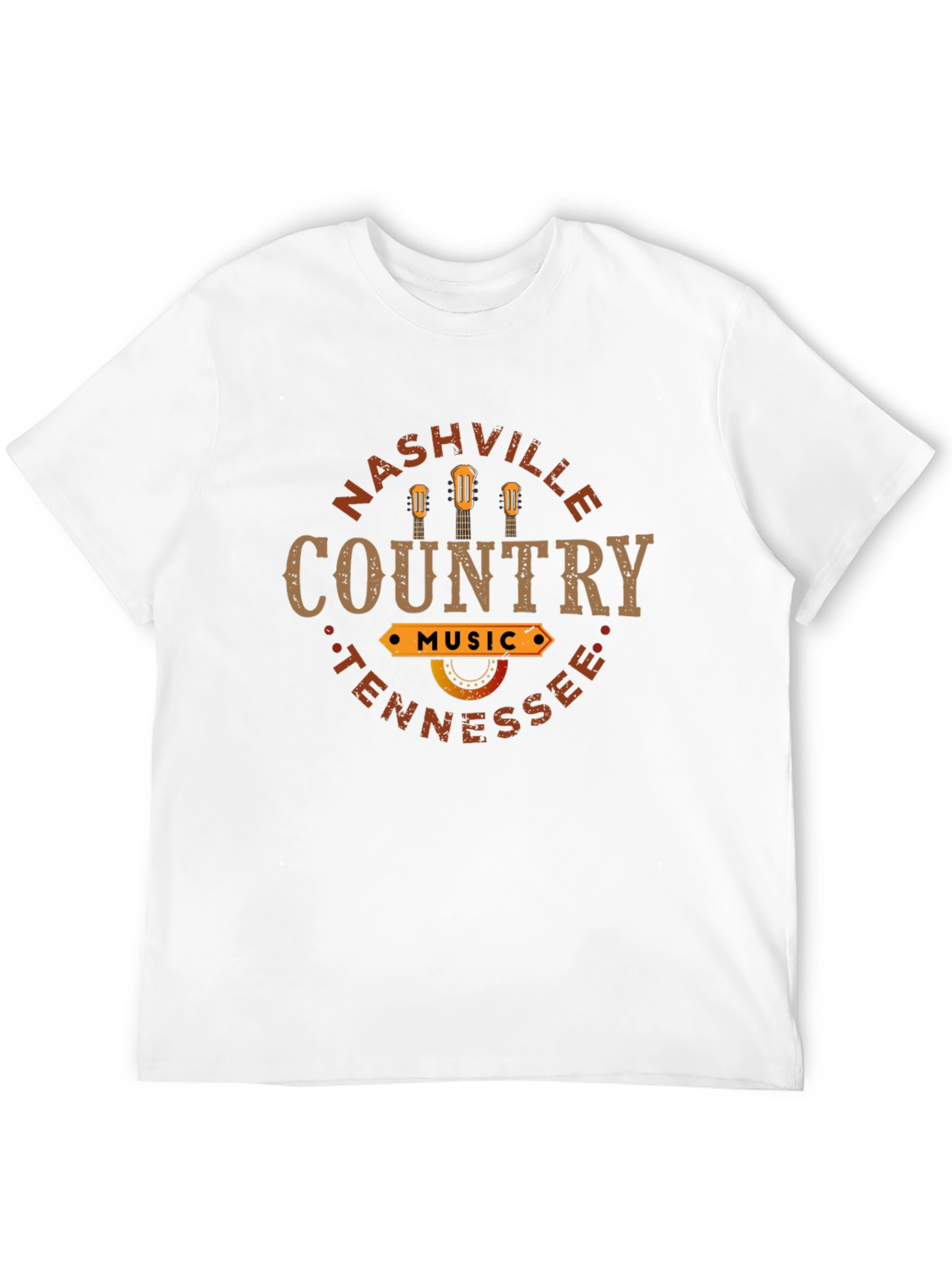 Black Nashville Country Music T-Shirt view 12